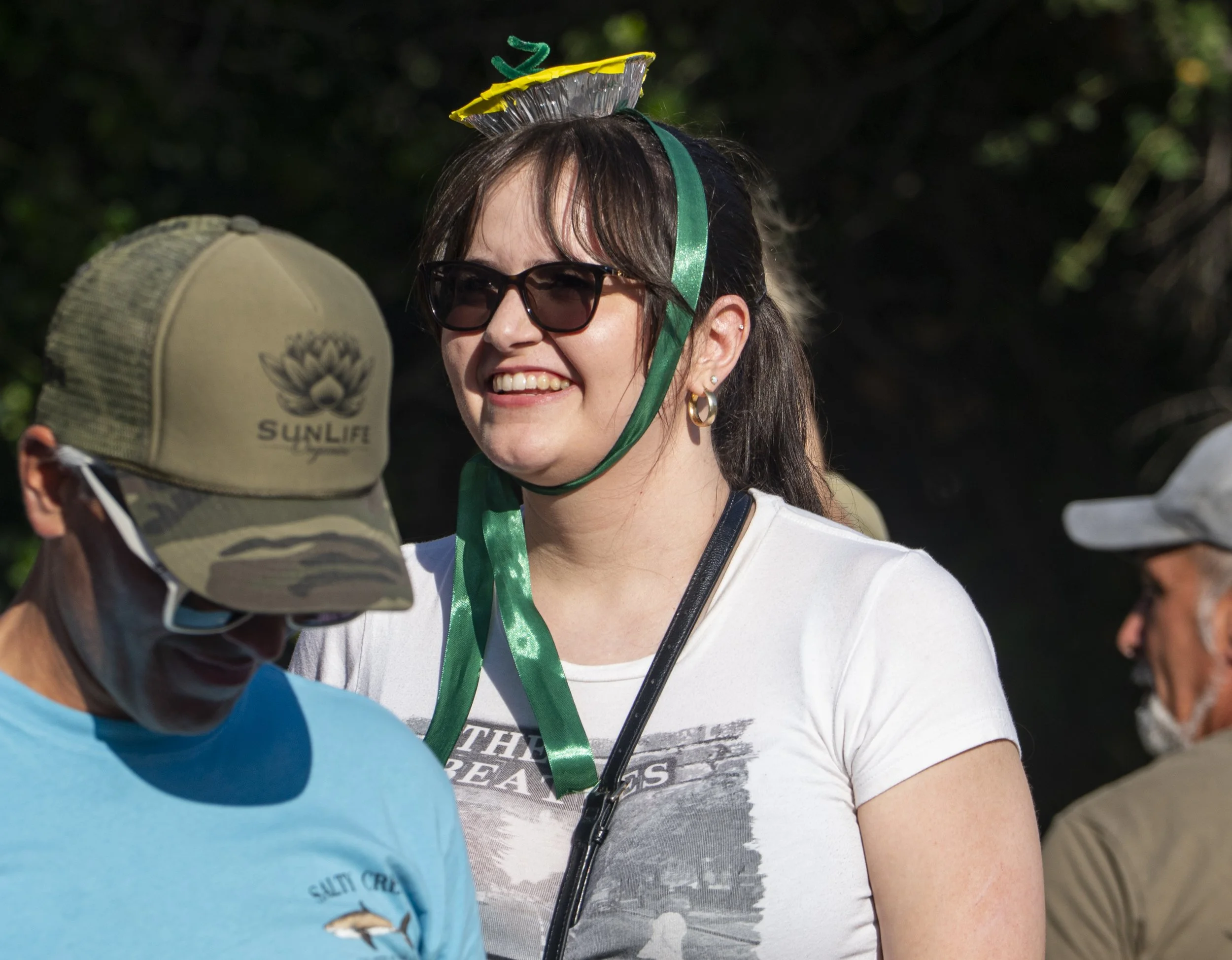  Womans wears pie hat at the 12st annual KCRW Pie Fest & Contest at the Autry Museum in Giffith Park, Los Angeles Calif., Saturday, March 14, 2026 (Danny Sanchez I The Corsair) 