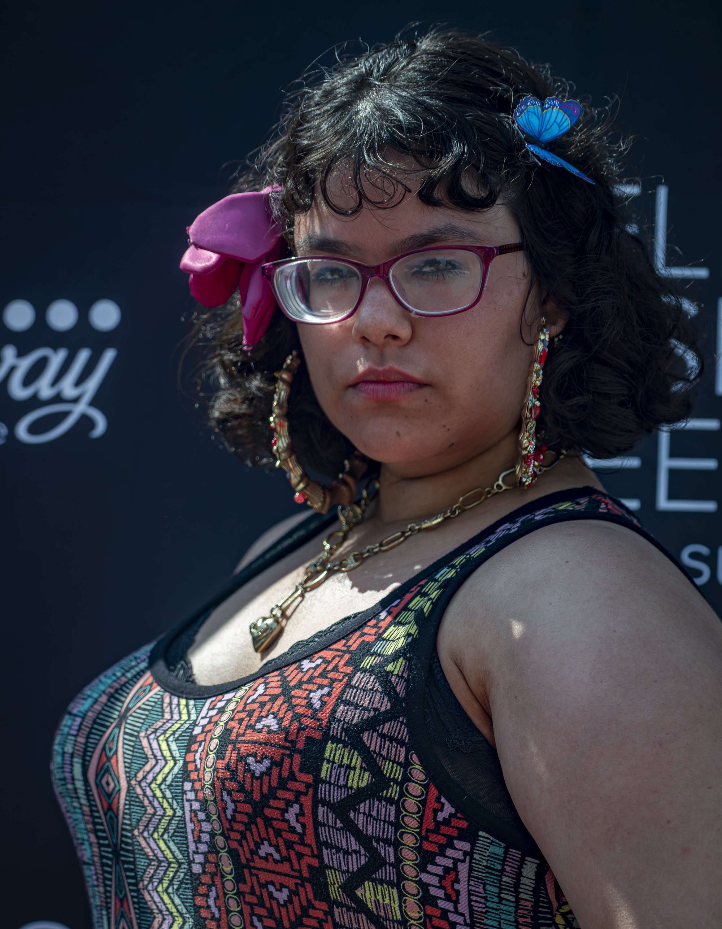  Santa Monica College student and fashion majar Erica Perla Jimenez featured her designs at at the Melrose Fashion Week Runway Show this was Jimenez's first time at Melrose Trading Post & runway debut  at the second annual Melrose Fashion Week Runway