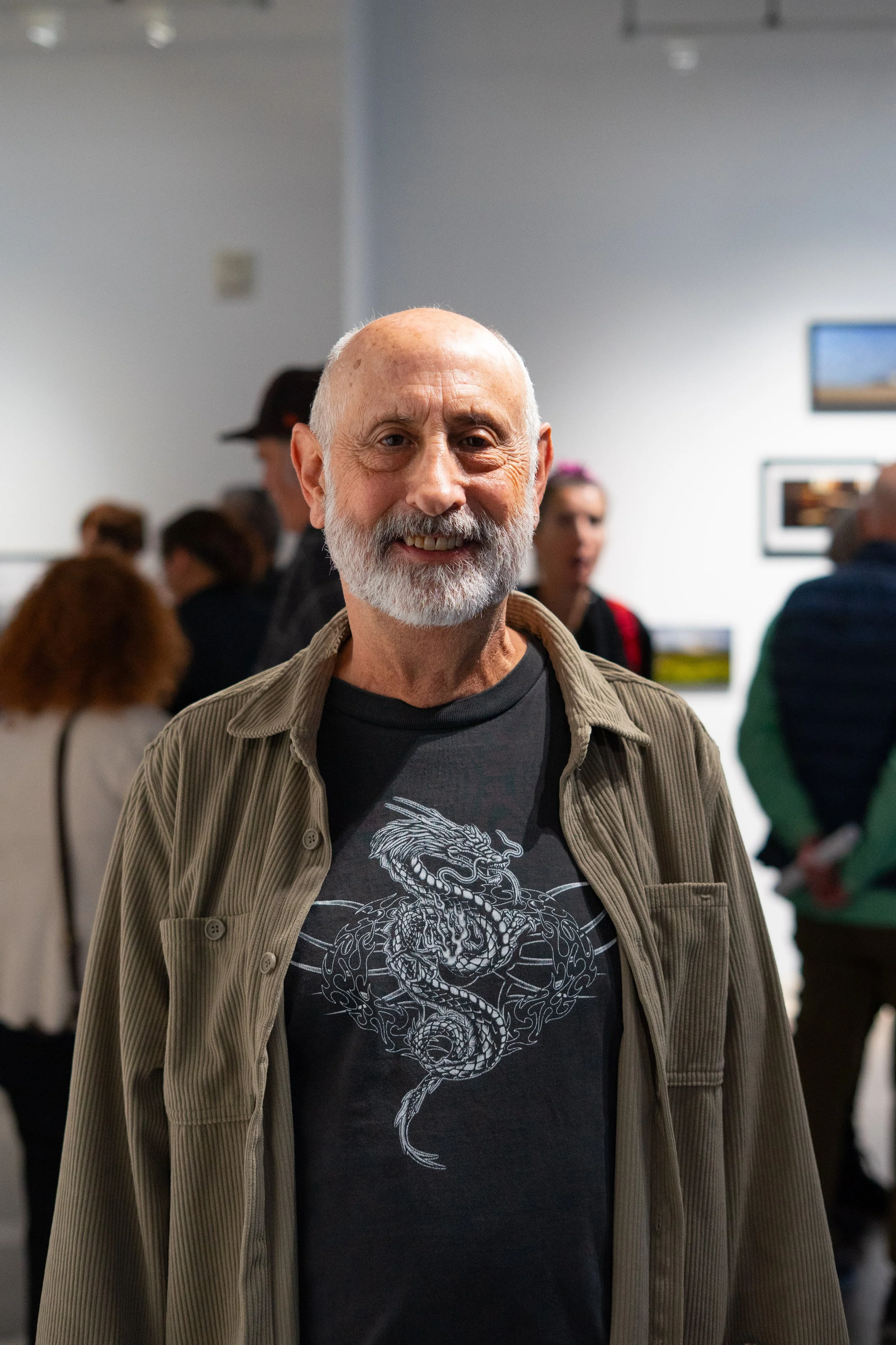  Howard Eliash, a student in the Santa Monica College Emeritus Program, attends the 2026 Annual Student Photography Exhibition alongside fellow students at the Santa Monica College Emeritus Art Gallery in Santa Monica on Thursday, March 15, 2026. (Ka