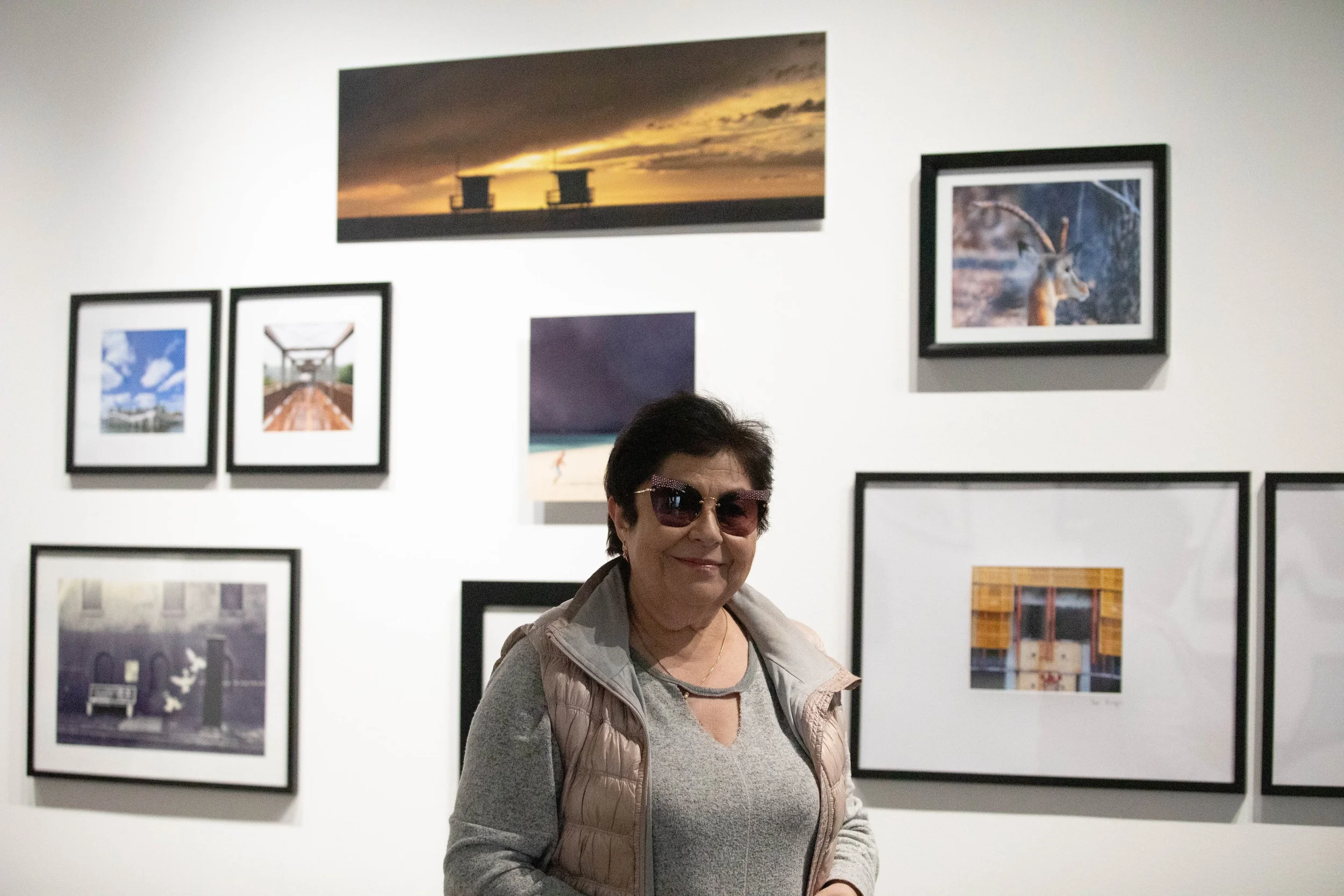  Ganna Shneydina visits the Santa Monica College (SMC) Emeritus Student Photography Exhibition in Santa Monica, CA, Thursday, March 5, 2026. Her piece "New York, New York!" (Digital Photograph, 2025, 10"x8") is displayed at the show. (Maria Lebedev |