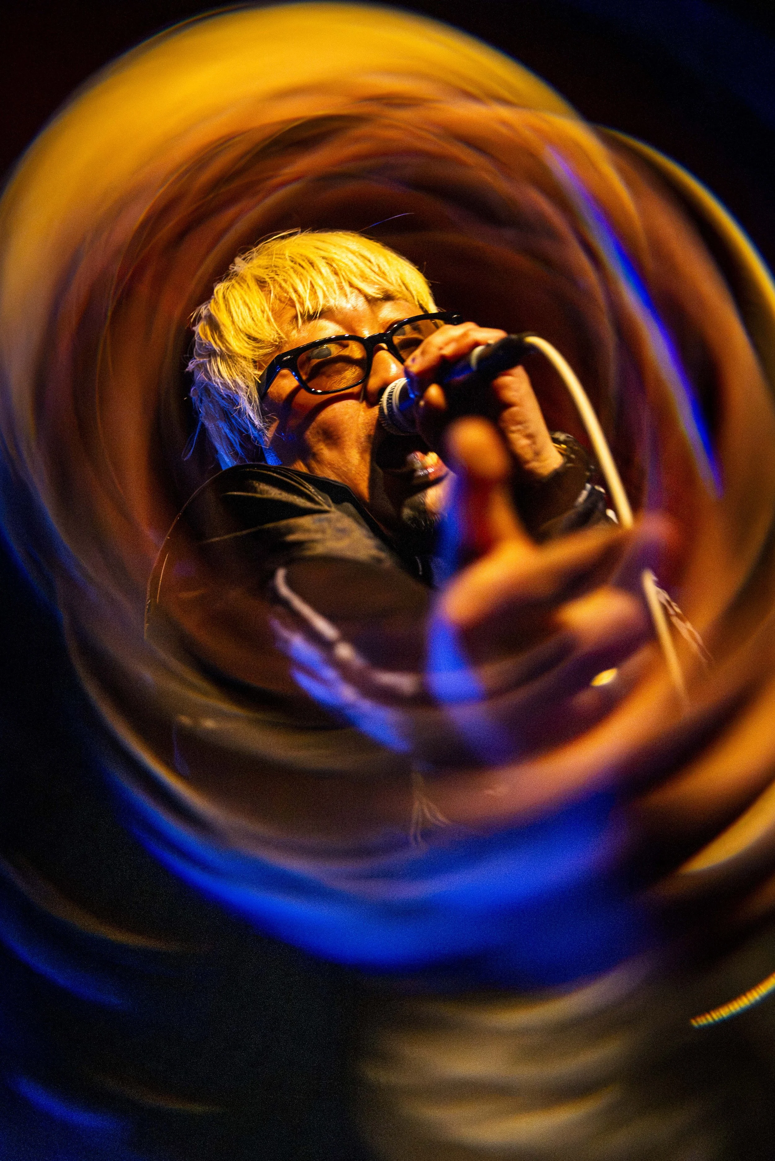  Kimito, of Japanese electro rock band The Game Shop, performs at Elysium during Japanese Night on Sunday, March 15, 2026, in Austin, Texas, during the South by Southwest (SXSW) festival. Due to the redevelopment of the Austin Convention Center, SXSW