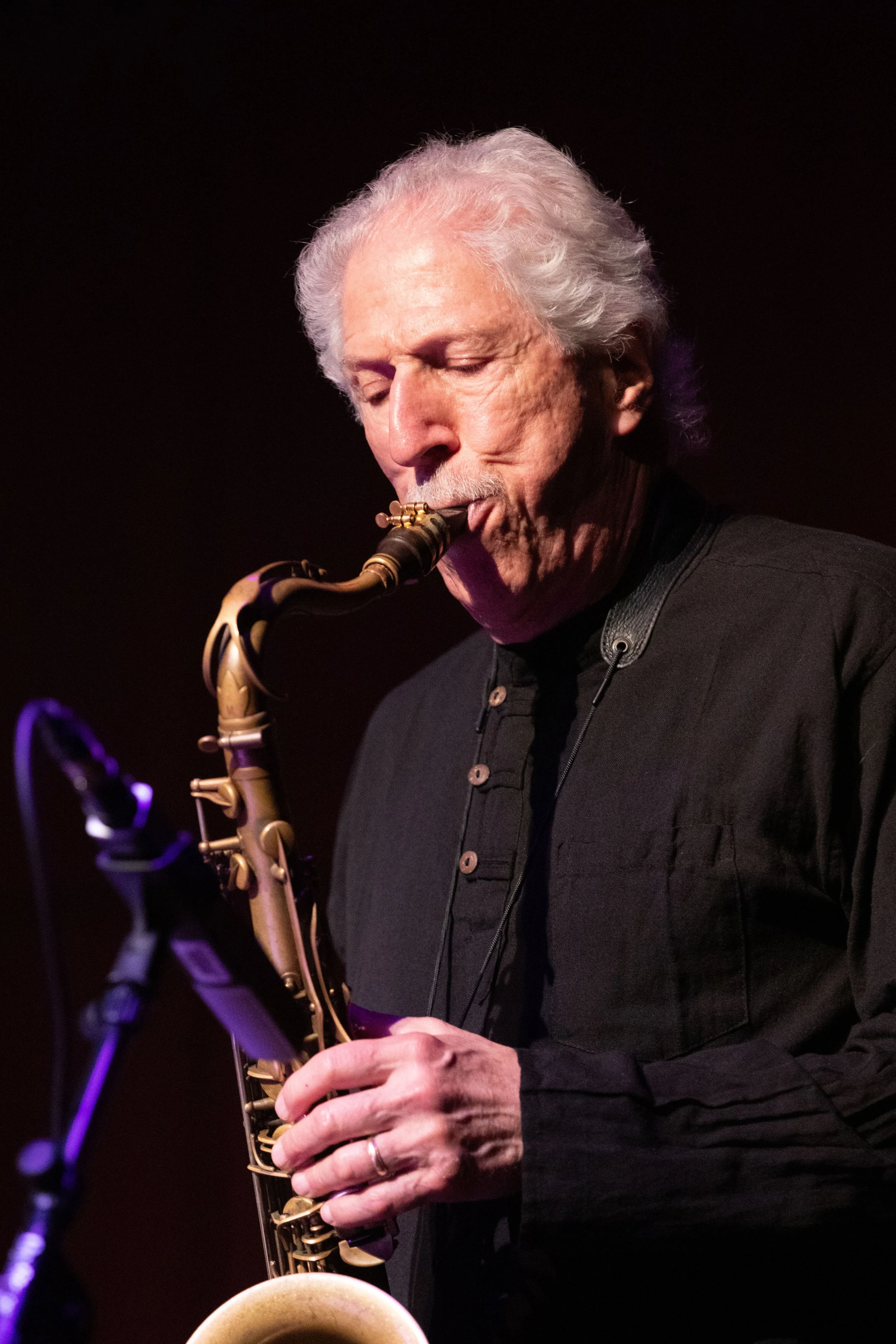  Bob Mintzer performs during the Friday Night Jazz Series featuring world-renowned jazz drummer Carl Allen at the Santa Monica College Performing Arts Center in Santa Monica, Calif., on Friday, April 3, 2026. The show is organized by the Santa Monica