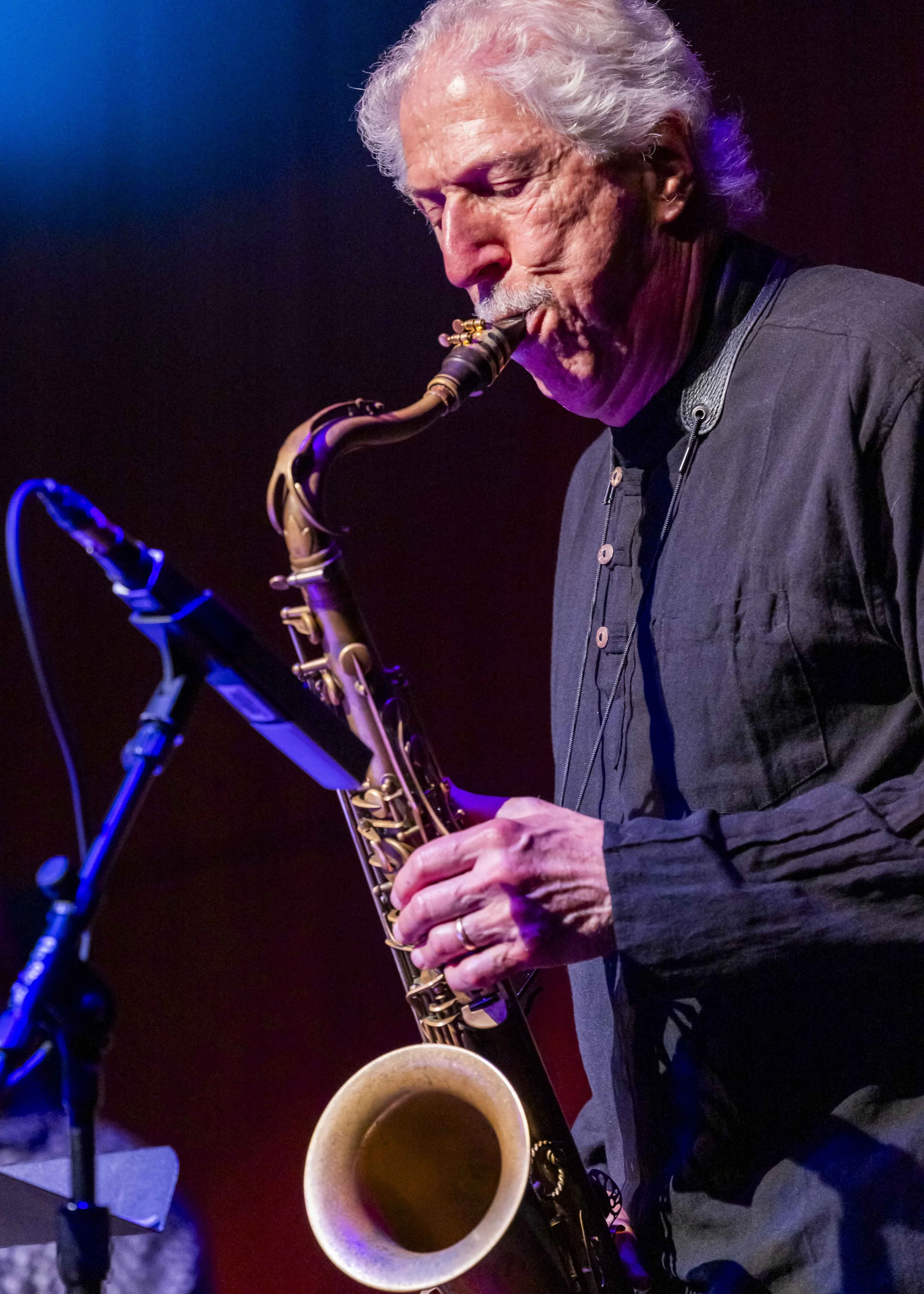  Bob Mintzer performed during the Friday Jazz Night Series at the Music Hall at the Santa Monica College Performing Arts Center in Santa Monica, Calif., on Friday, April 3, 2026. Mintzer, a renowned composer and member of the Yellowjackets, showcased