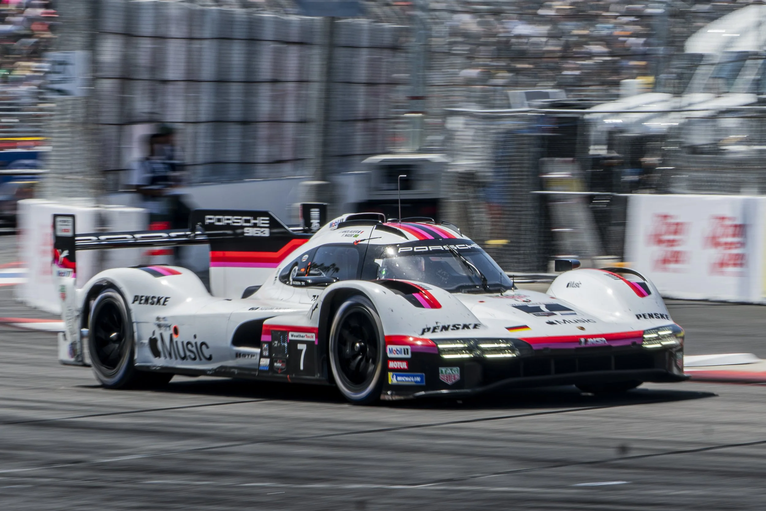  International Motor Sports Association (IMSA) WeatherTech SportsCar Championship Series GTP (Grand Touring Prototype) class in the 2026 Acura Grand Prix of Long Beach car no.7 of team Porsche Penske Motorsport Porsche 963 driven by Felipe Nasr & Jul