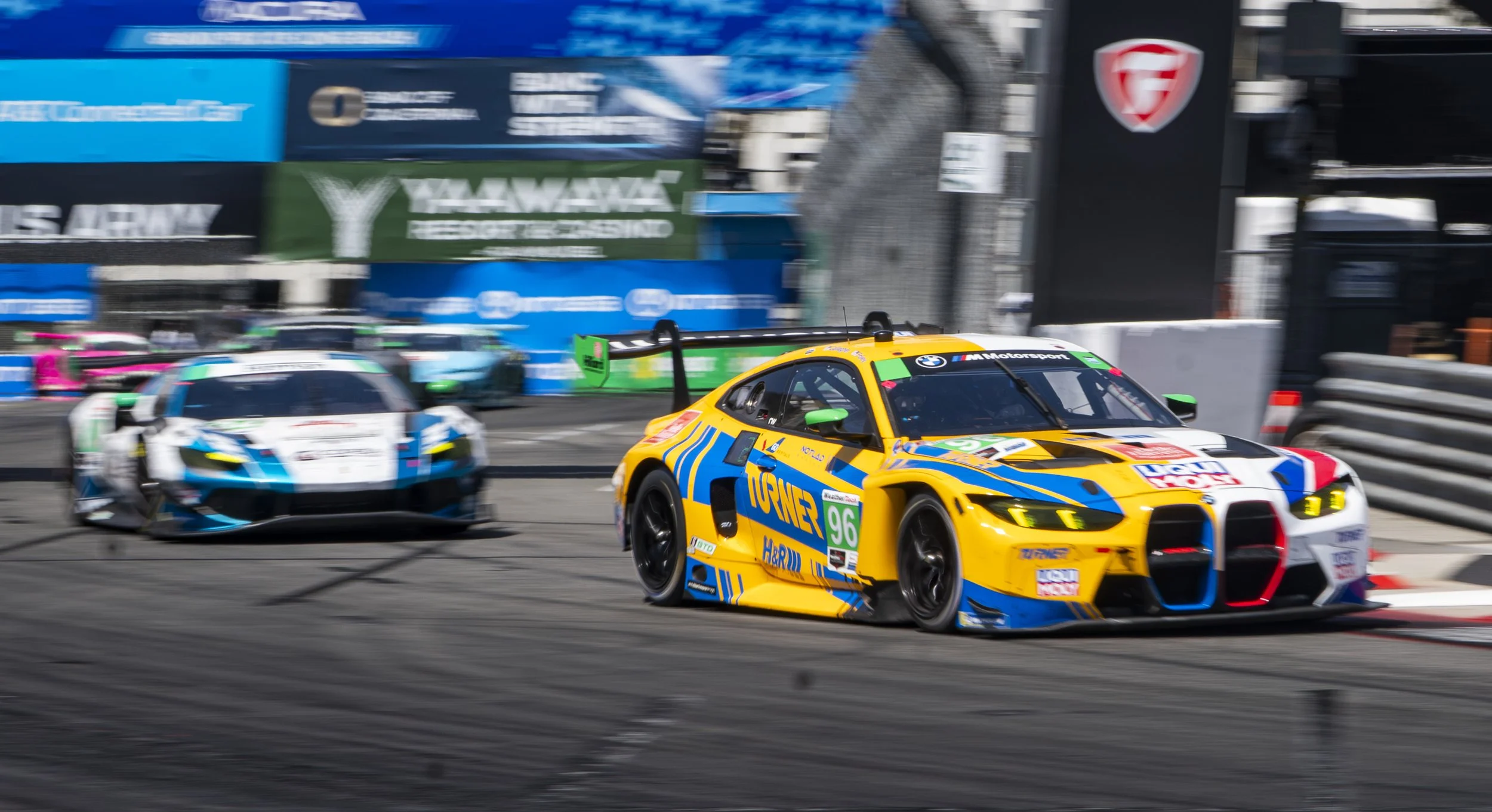  International Motor Sports Association (IMSA) WeatherTech SportsCar Championship Series GTD (Grand Touring Daytona) class in the 2026 Acura Grand Prix of Long Beach car No.96 of the Turner Motorsports BMW M4 GT3 EVO driven by Patrick Gallagher & Rob