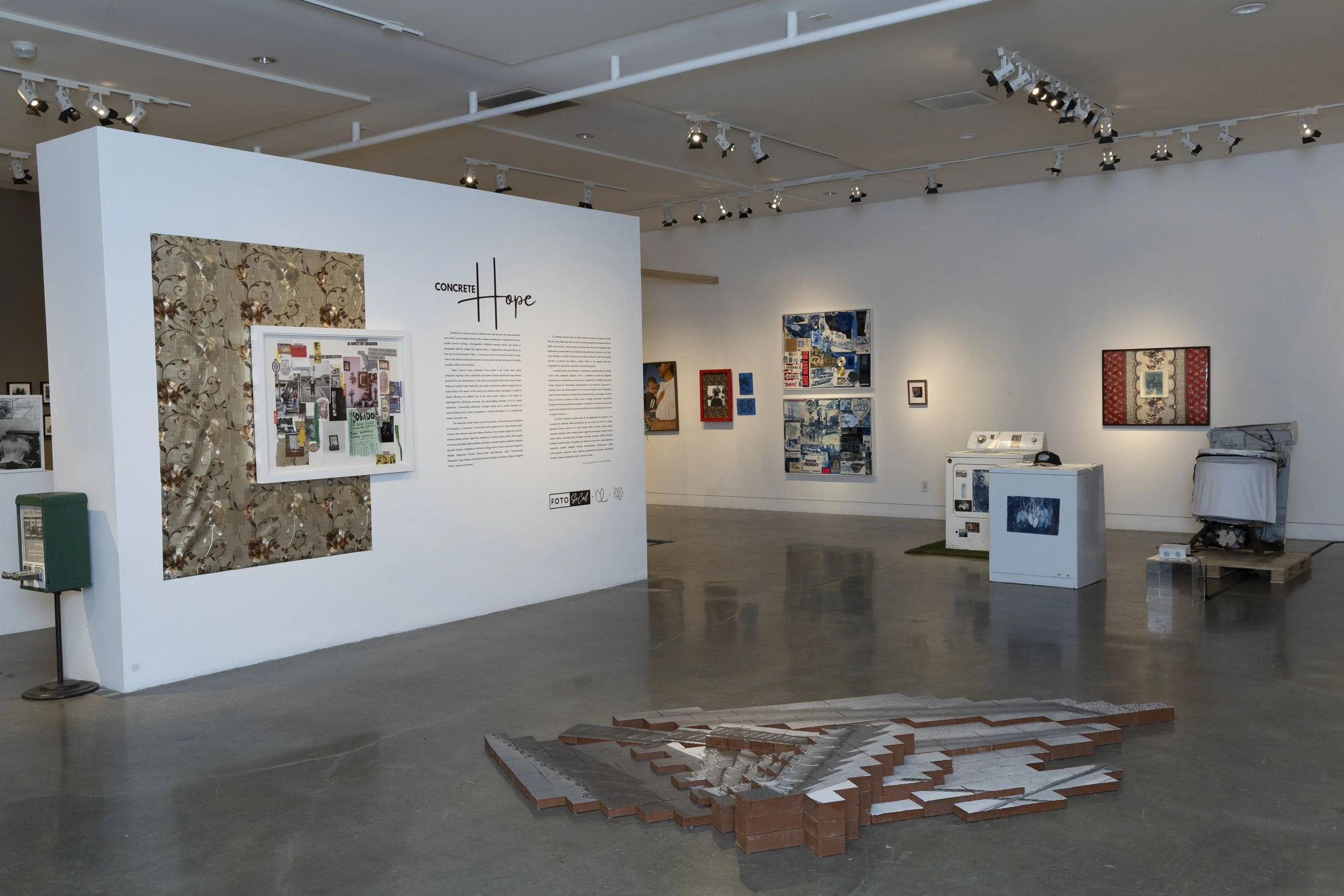  Concrete Hope, Esperanza Concreta, showcases thirty-eight photographers and lens-based artists from Southern California at the SMC Performing Arts Center Barrett Art Gallery in Santa Monica, Calif., on Tuesday, May 5, 2026. Concrete Hope is an axis 