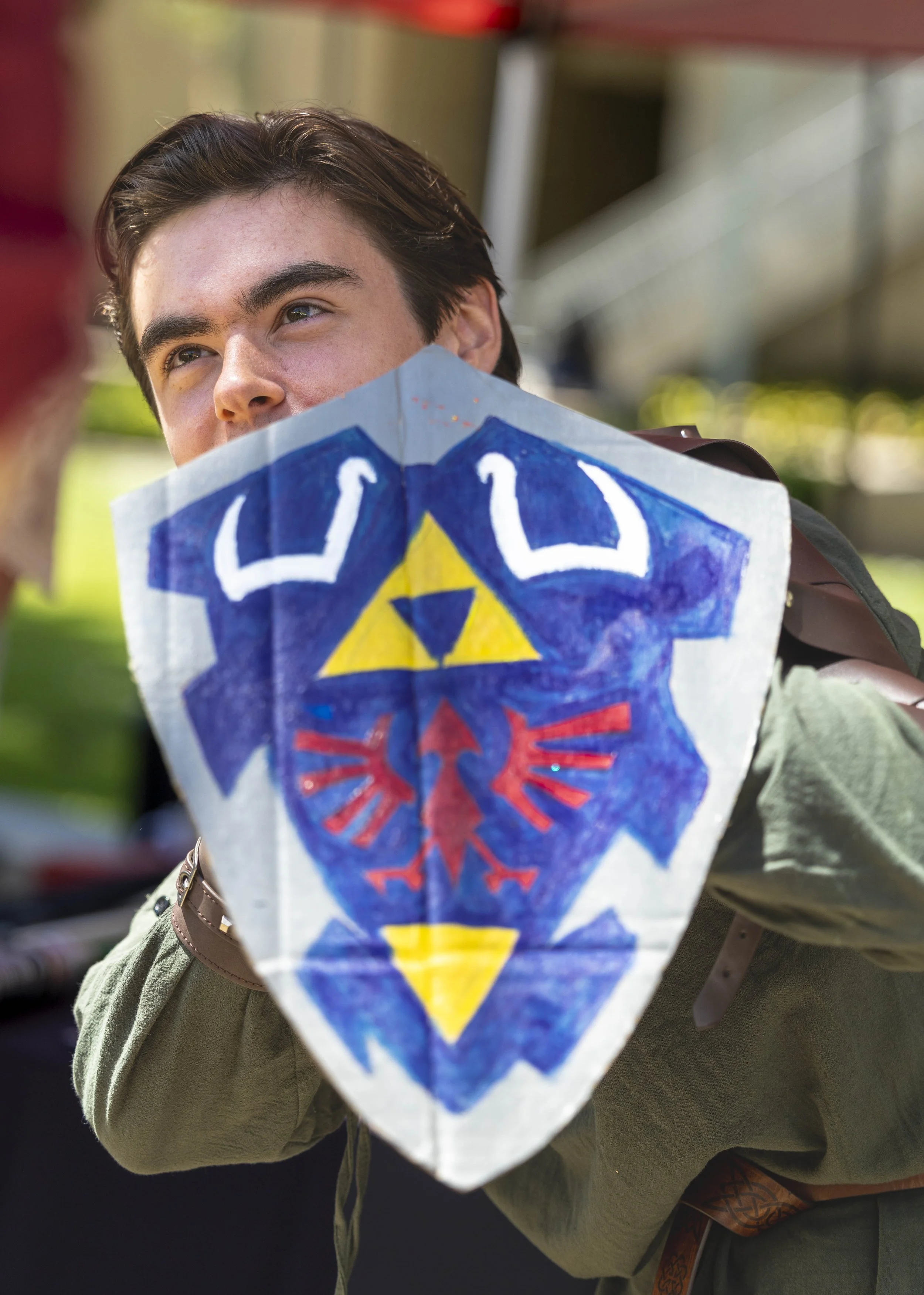  Santa Monica College (SMC) student Mason Leibel, from Corsair Game Jams, during Club Row on the SMC main campus Quad in Santa Monica, Calif., on Thursday, May 7, 2026. (Masie Najafi | The Corsair) 