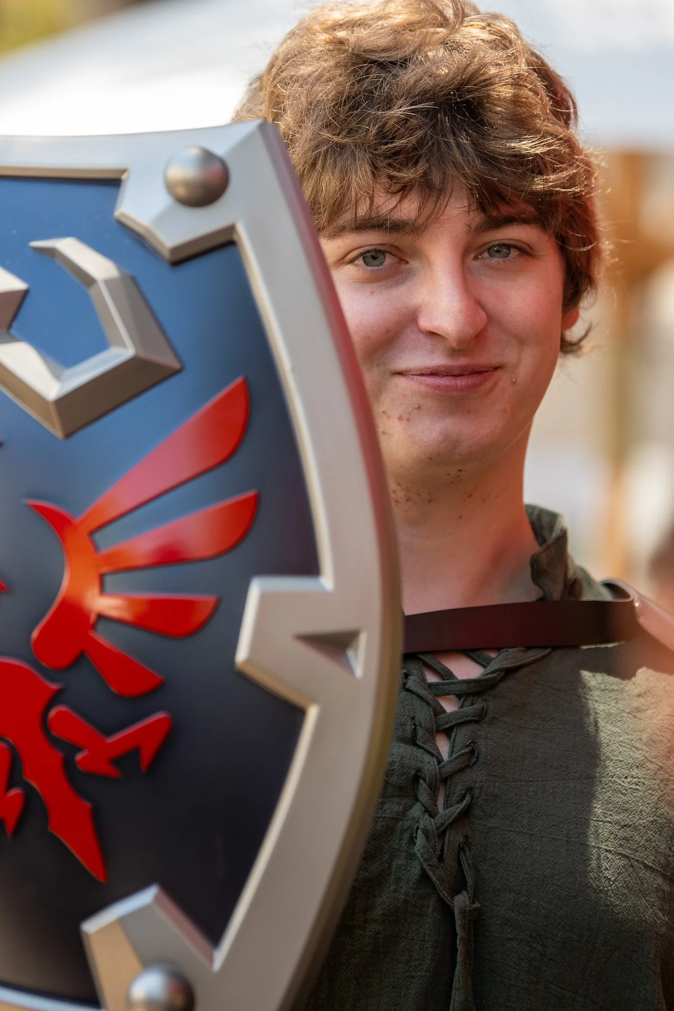  Santa Monica College Student, Mason Leibel wears a Legend of Zelda homage costume for Club Awareness day held at Santa Monica College, Santa Monica, Calif., on May 7, 2026. (Karina Custodio | The Corsair) 