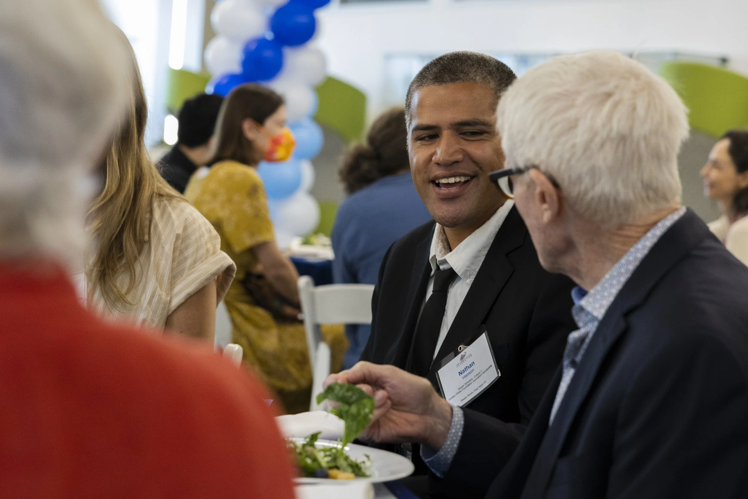  Santa Monica College student and Corsair contributing journalist Nathan Hanson attends a scholarship and donor recognition banquet inside the college’s Student Services Center in Santa Monica, Calif on Friday, June 12, 2026. (Kayjel J. Mairena | The