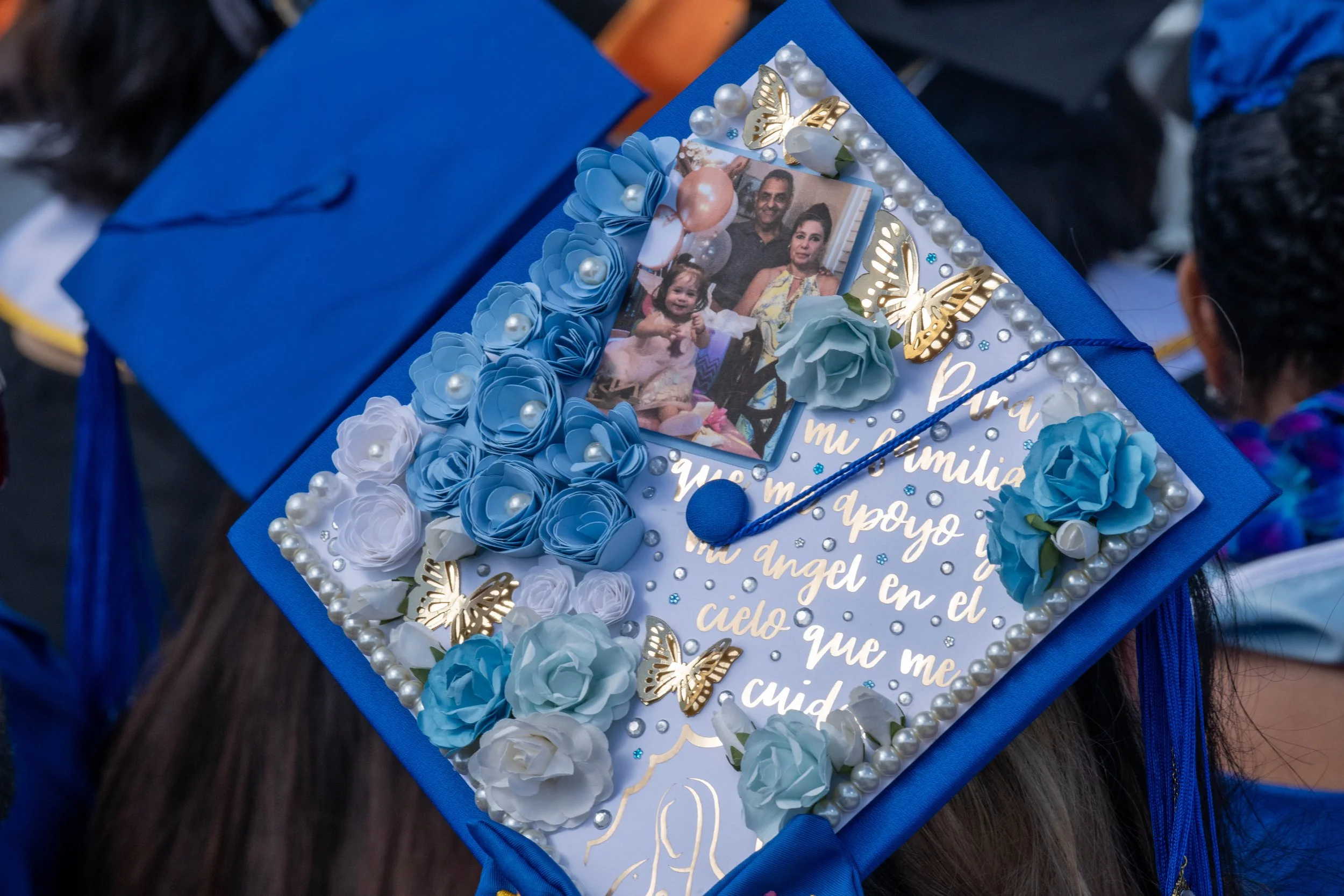  Decorated cap at the Santa Monica College (SMC) 2026 Graduation Ceremony  at the Corsair Stadium, Santa Monica, Calif., on Tuesday, June 16, 2026. (Tom Rosholt | The Corsair) 
