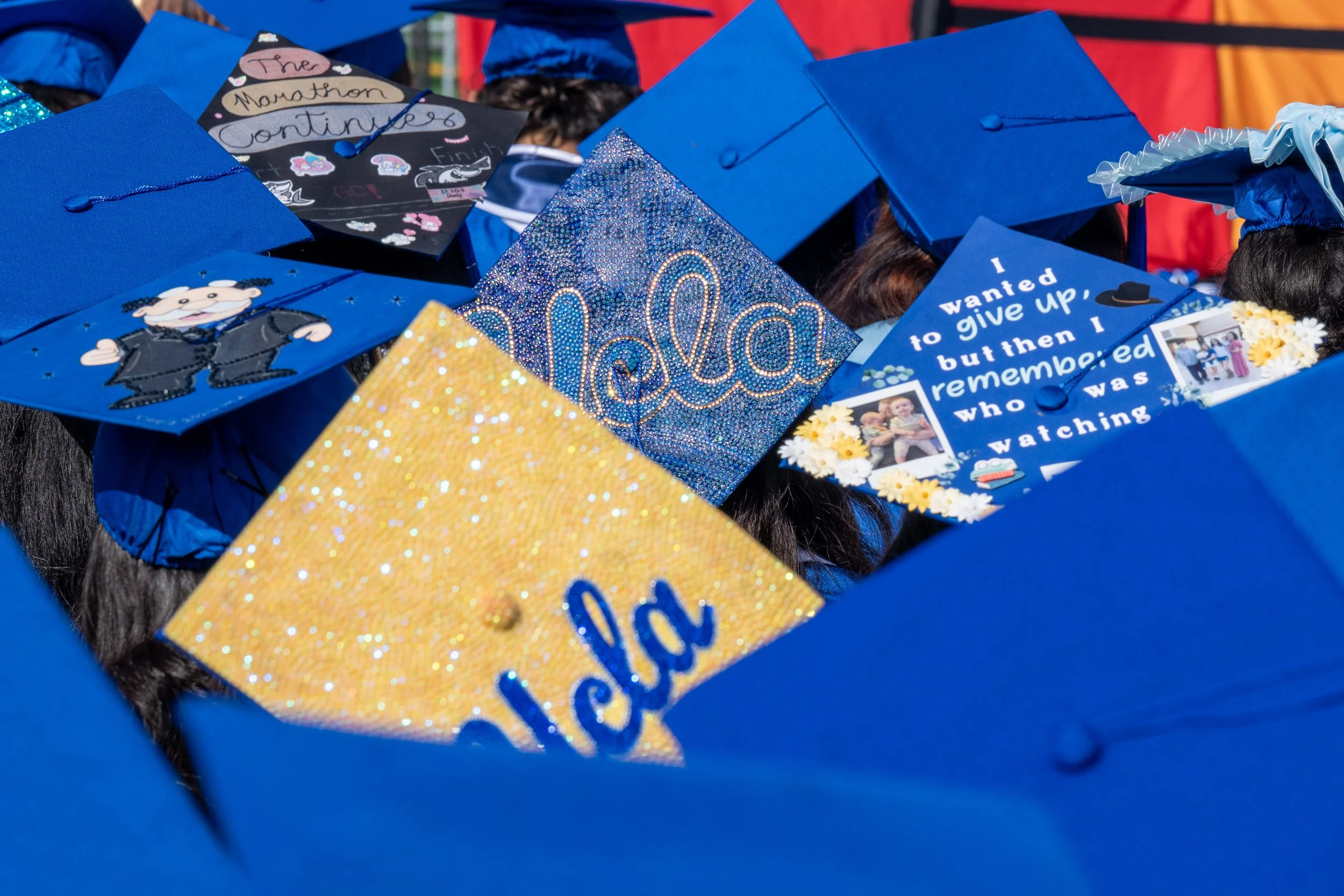  Decorated cap at the Santa Monica College (SMC) 2026 Graduation Ceremony  at the Corsair Stadium, Santa Monica, Calif., on Tuesday, June 16, 2026. (Tom Rosholt | The Corsair) 