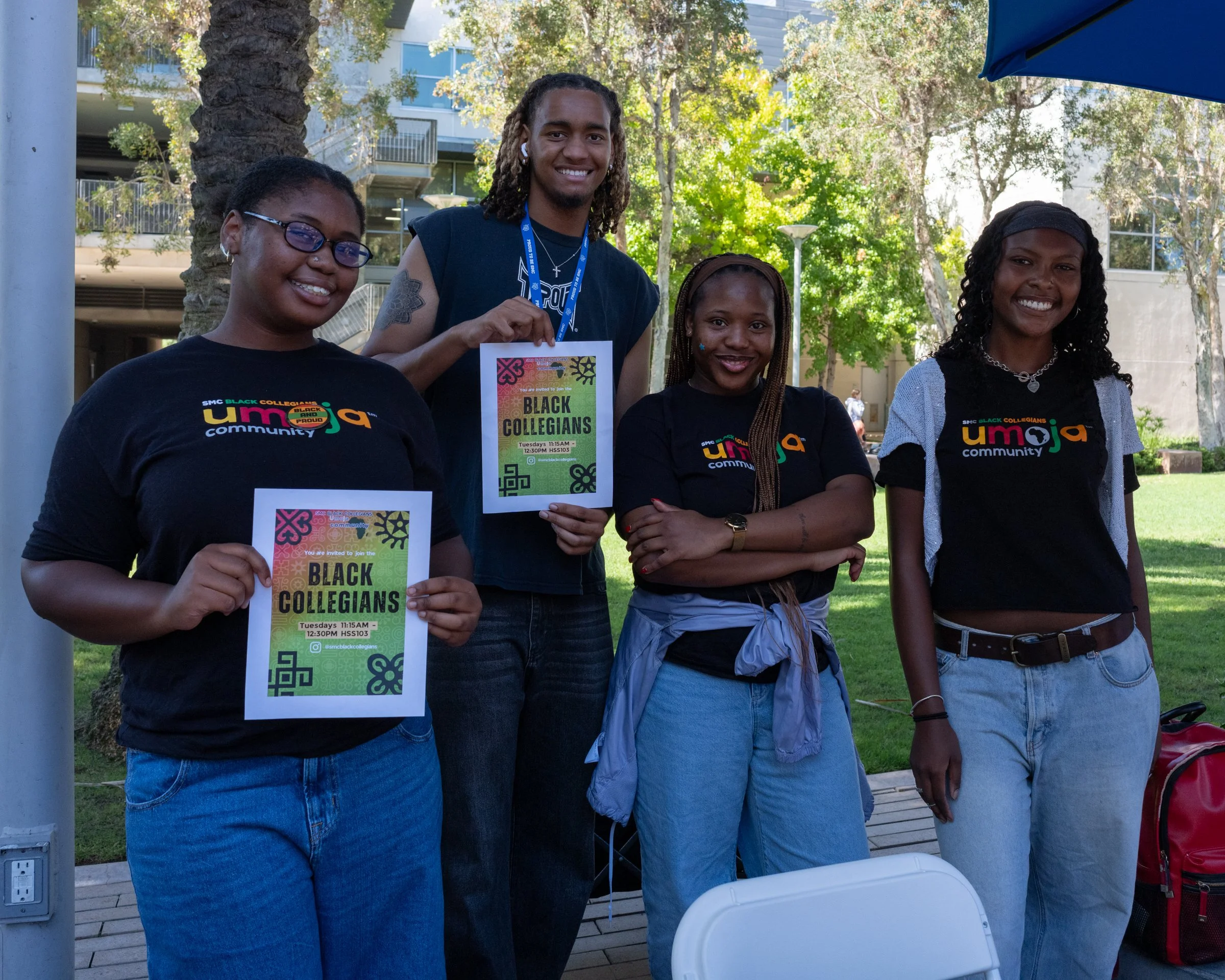  SANTA MONICA, Calif. —  The Santa Monica College Corsairs Black Collegians Club. Club Awareness event on main campus, Tuesday, Sept. 29, 2026, in Santa Monica, Calif. (Jason Purisima | The Corsair) 