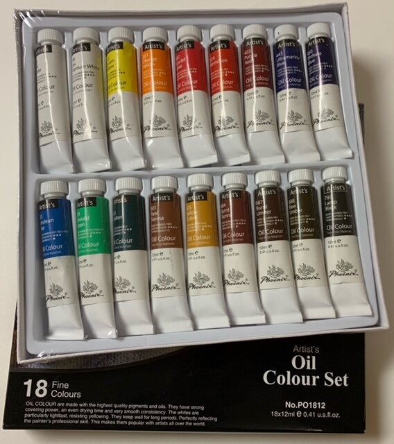 Artist Oil color set 12ml Oil Paint 18-Color Set — Yuemei