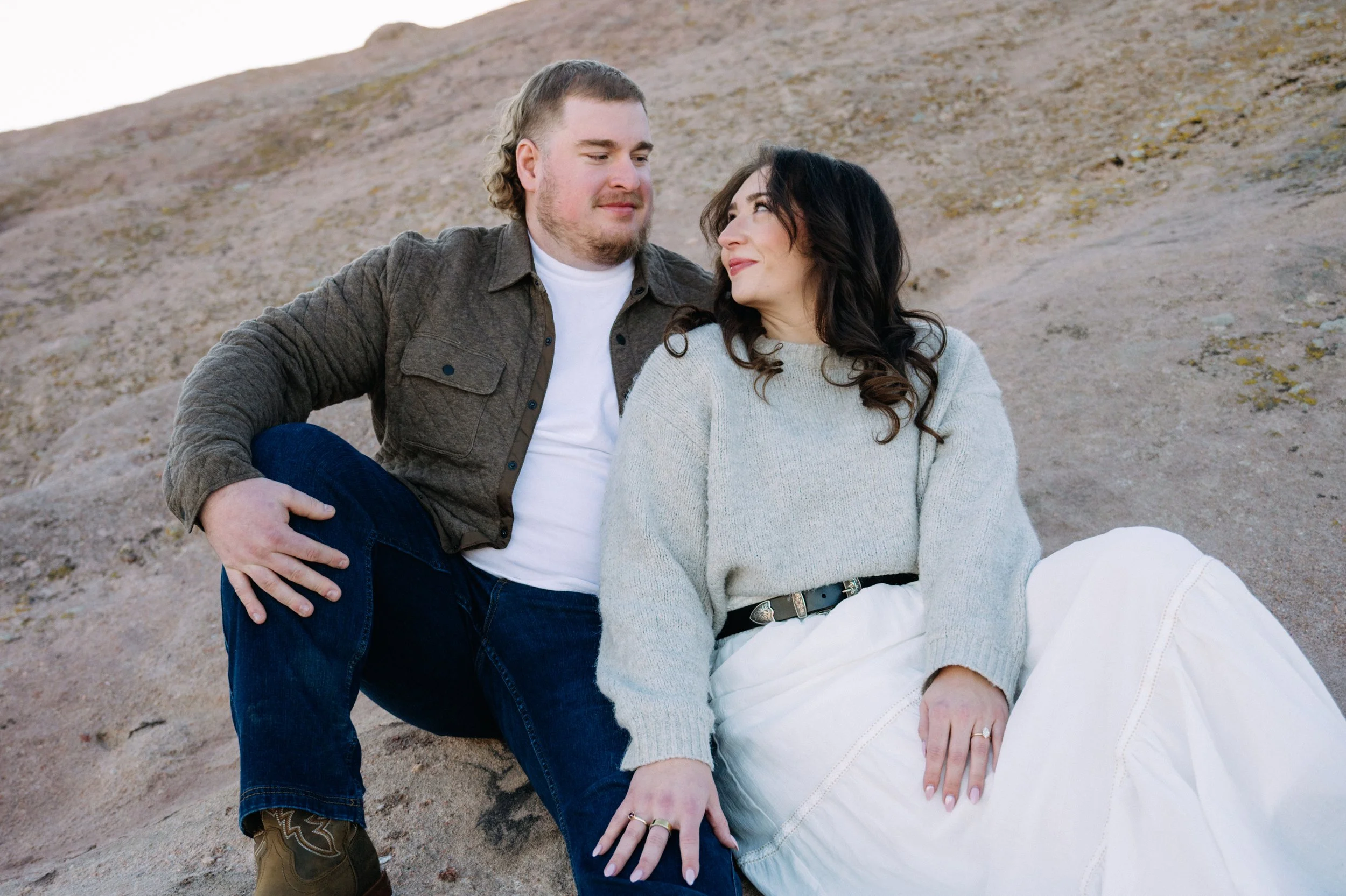 Brittany + Levi | Red Rocks Colorado Engagement Session