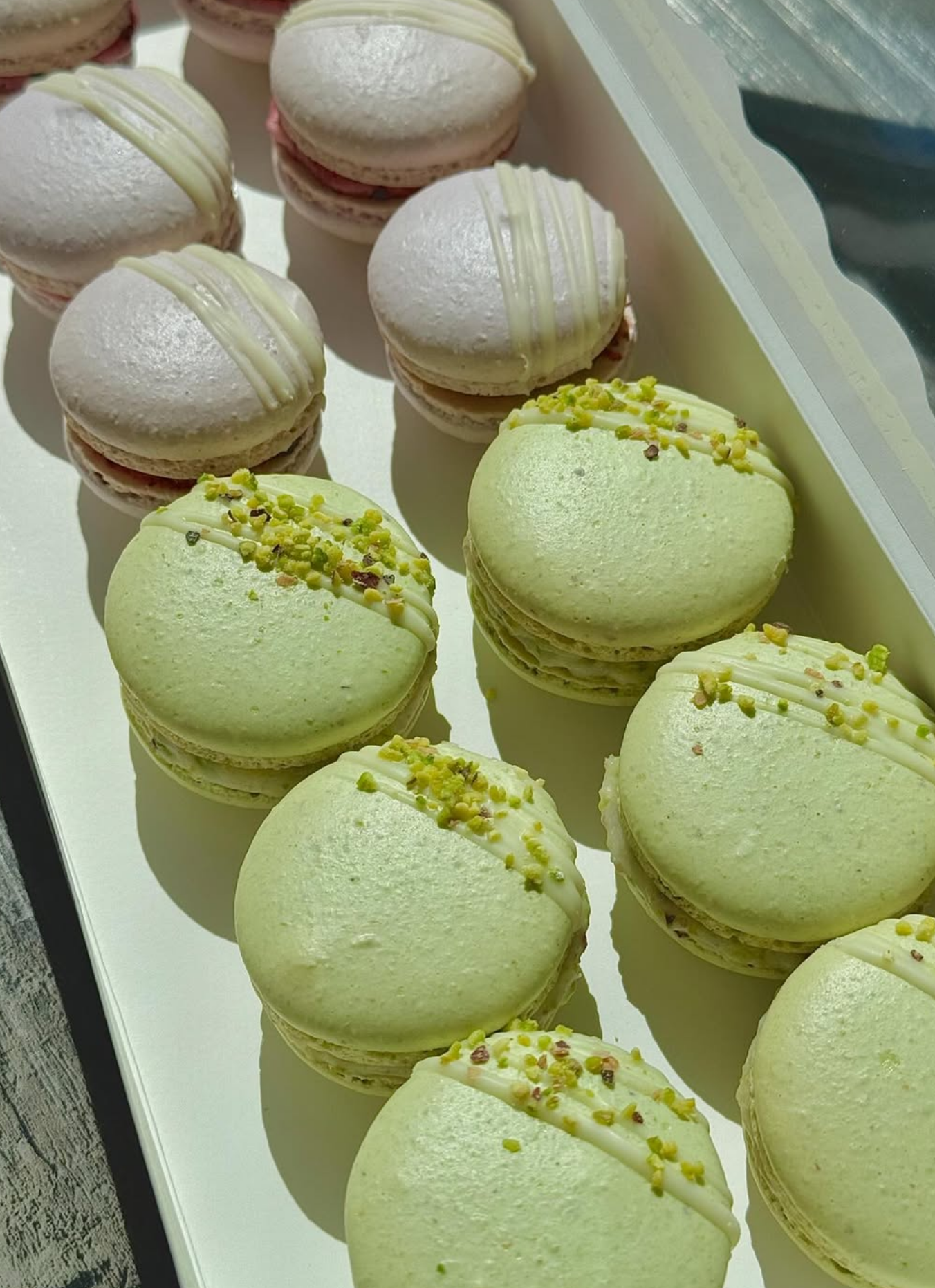  A TABLESPOON OF SWEET   We are a local bakery specializing in naturally colored, protein-conscious, and thoughtfully made desserts, including macarons, breads, and cookies.  