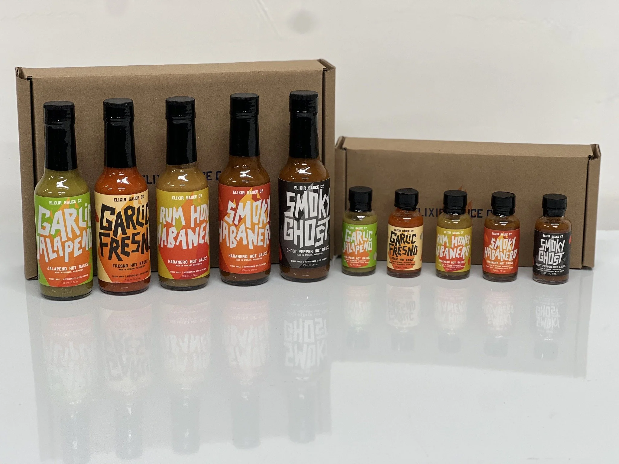  ELIXIR SAUCE CO   We make a variety of hot sauces, sourcing local ingredients and working with local farms and small businesses.  