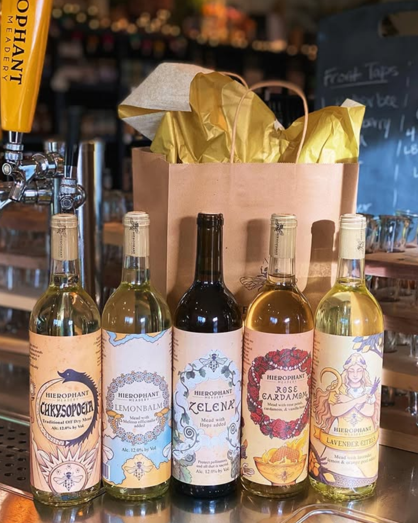  HIEROPHANT MEADERY   Award winning botanically infused meads.  