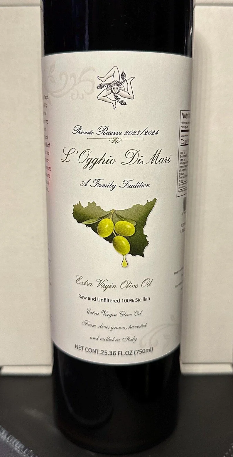  DIMARCO OLIVE OIL  We are a family-owned Sicilian company that produces some of the purest and best-tasting EVOO on the planet. 