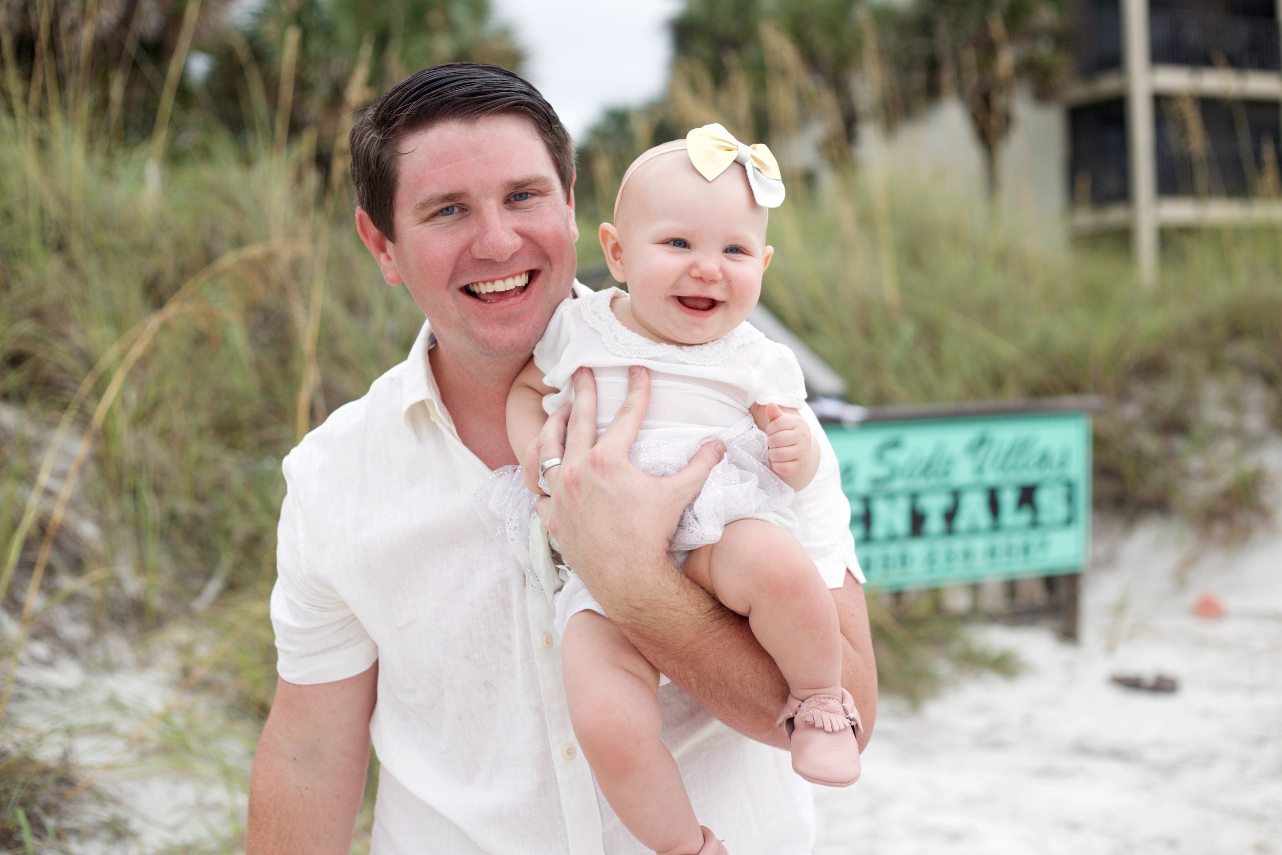 Em's 1st beach trip
