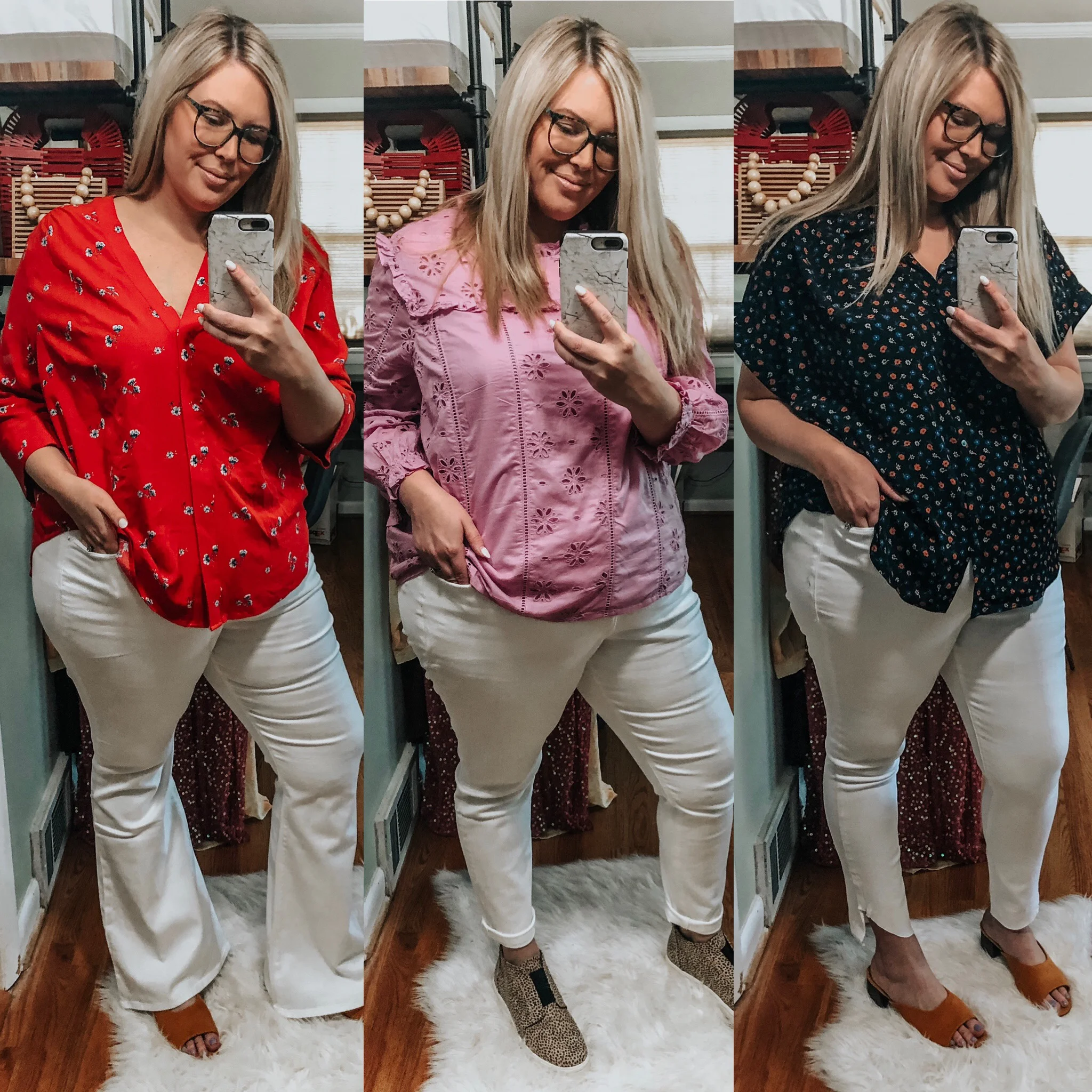 TRY-ON SESSION // WHITE JEANS 