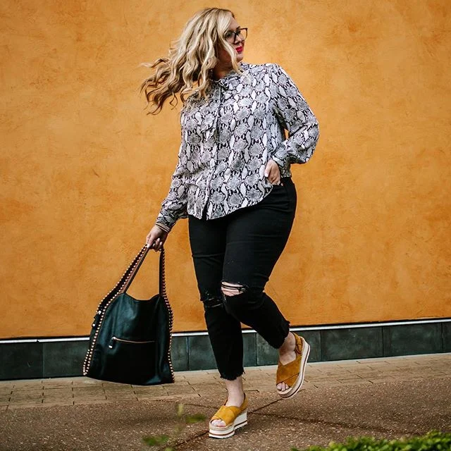 I’ve been that girl. The one who feels like something’s wrong with her body because nothing in the store will fit her. The one who can’t go shopping with her friends. And the one who has an incredible appreciation for high end fashion, but tells herself that those things are simply for “looking at” or “inspiration” because they don’t make her size. I’ve also been the girl who buys into the stigma that she’s not worthy enough for luxury items, and that they aren’t made for her.
//
Sound familiar? Newsflash 👉🏼Fashion is changing and @baacalofficial is making beautiful, high end clothing for babes sizes 10-22! I am so honored to help spread the word that #plusdeservesluxe - I’ve teamed up with these other incredibly inspiring babes for a GIVEAWAY! It’s so easy to enter to win a blouse of your choice... all you need to do is follow 👉🏼 me, @baacalofficial, @modachrome, @pamelakieck, @greivy.nyc, @shamelesscreature, @jenniferbuckingham, and @nataliemeansnice and TAG a friend below who would love to experience luxury plus size fashion!