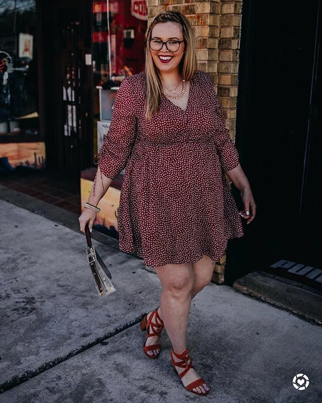 LEGS. I’ve always been self-conscious of them but truthfully they were always “better off” to me than the rest of my body. I’ve had cellulite and stretch marks since 7th grade, and I can remember dreaming of having some sort of surgery to remove them. I would buy all the creams to try to erase the marks and dimples. Even at my most physically fit, I wasn’t happy with them. I am naturally “knock kneed” when I stand and always attributed that to being unattractive and due to my weight. See the 2nd pic - I used to see photos like that of me and cringe.

Once I got pregnant with my first daughter, varicose veins started popping out all over my legs and I was mortified. Once I got pregnant with PJ, I started noticing the fullness around my knees increasing. 
Now, I barely recognize my legs but... it’s okay. 👉🏼Will I start exercising again? Yes, of course. But instead of focusing on how my body looks, I just want to feel better. 👉🏼Will I get these veins removed? I had them removed once and they came back worse... so if they start causing me pain again, then yes.

But I’m finally realizing that there’s something so beautiful about all of these imperfections. And I’m going to try *really* hard to wear shorts and swimsuits and not worry about it.

Embracing your body how it is and not criticizing yourself is really hard and I don’t always succeed at that.... but I’m trying to rewire myself to think differently. Who else is on this journey?? I want to know your story! 👇🏼👇🏼👇🏼 http://liketk.it/2Baci #liketkit @liketoknow.it #LTKcurves #LTKshoecrush #LTKstyletip #everydaymadewell