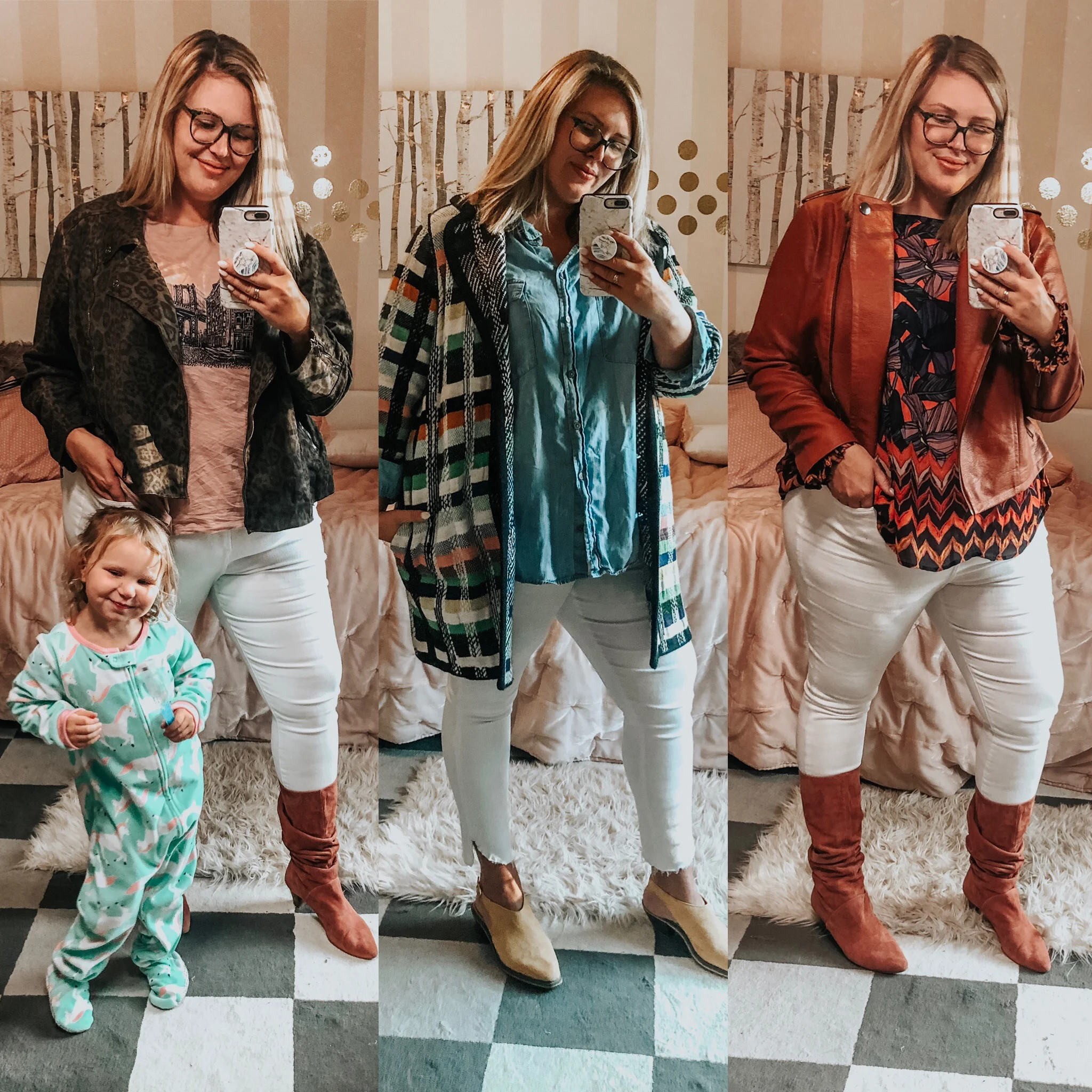 STYLE SESSION // 3 WAYS TO STYLE WHITE JEANS FOR FALL