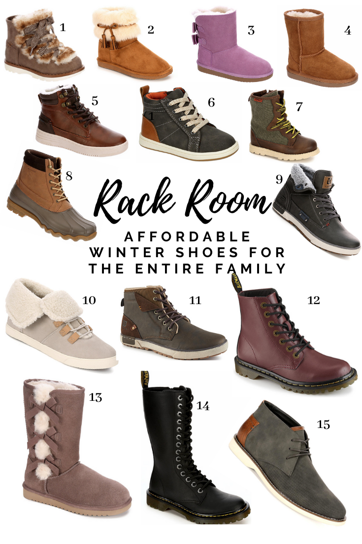 RACK ROOM SHOES // Affordable Winter Shoes for the Family + GIFT GUIDE —  House of Dorough