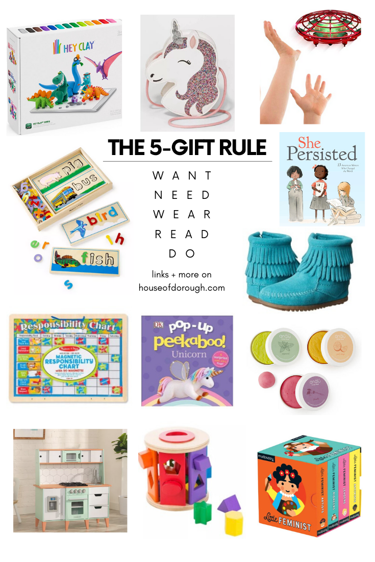 The 5 Gift Rule // How We Are Doing Gifts This Season With Our Girls —  House Of Dorough