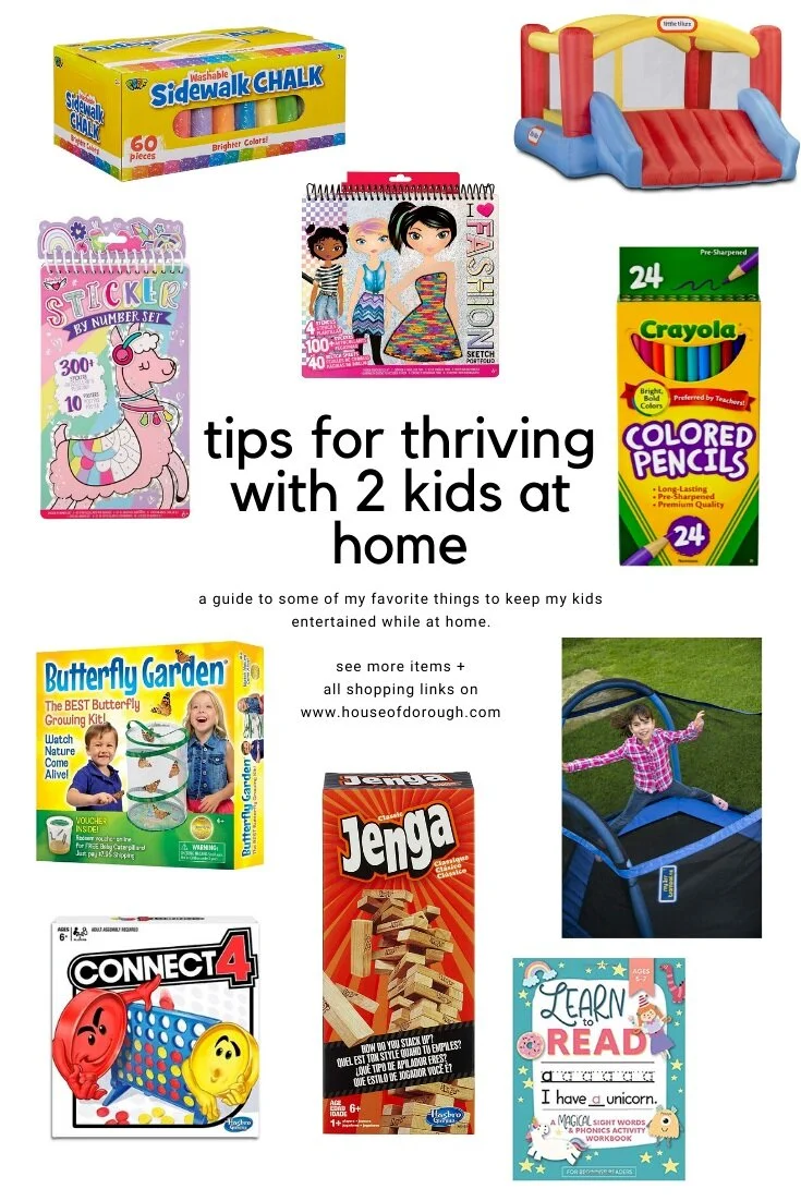 TIPS FOR THRIVING WITH 2 KIDS AT HOME