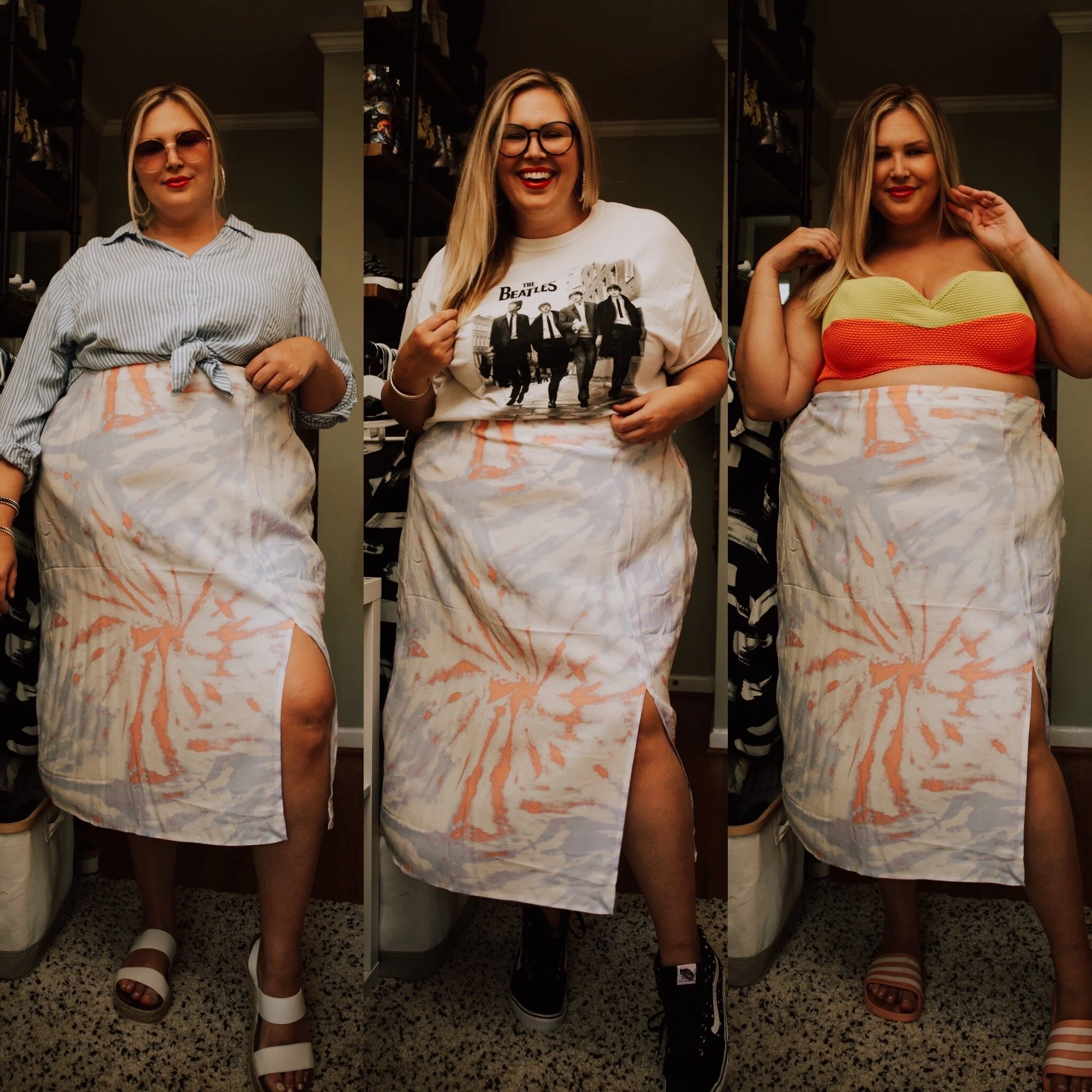 Skirt Styling Session // Pink Tie Dye