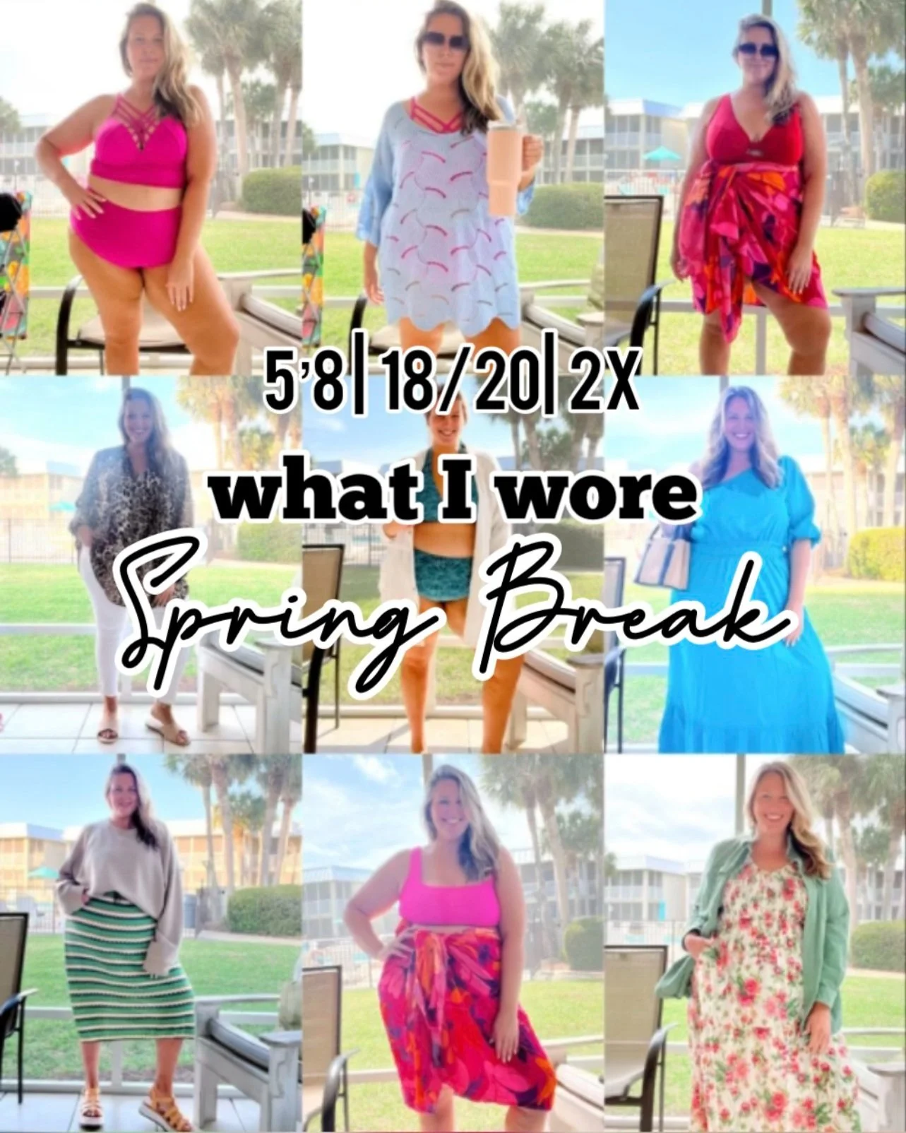 WHAT I WORE ON SPRING BREAK AS A SIZE 18/20/2X WOMAN