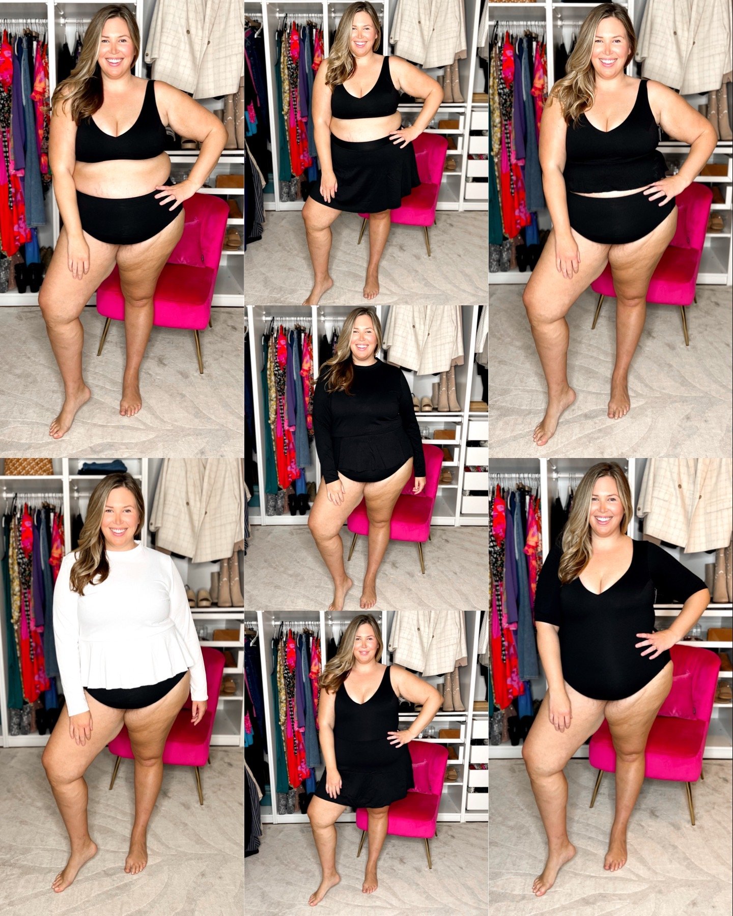 SPANX PLUS SIZE SWIMWEAR TRY-ON