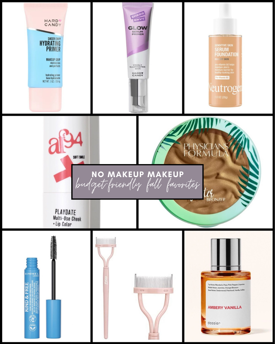NO MAKEUP MAKEUP // BUDGET-FRIENDLY FALL FAVORITES