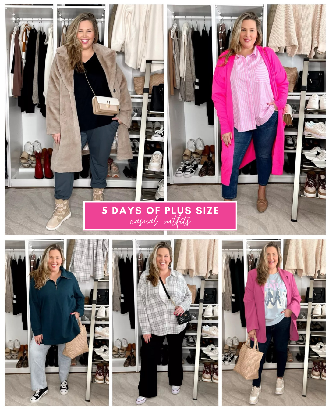 5 DAYS OF PLUS SIZE CASUAL OUTFITS