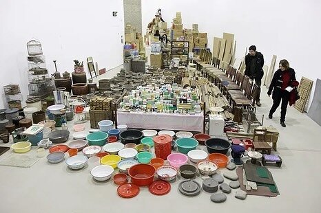 Song Dong&rsquo;s &lsquo;Waste Not&rsquo;, first exhibited in 2005 in Beijing, with several exhibitions around the world since then. The exhibit documents over 10,000 objects owned by Dong&rsquo;s late mother. The objects presented together in neat r