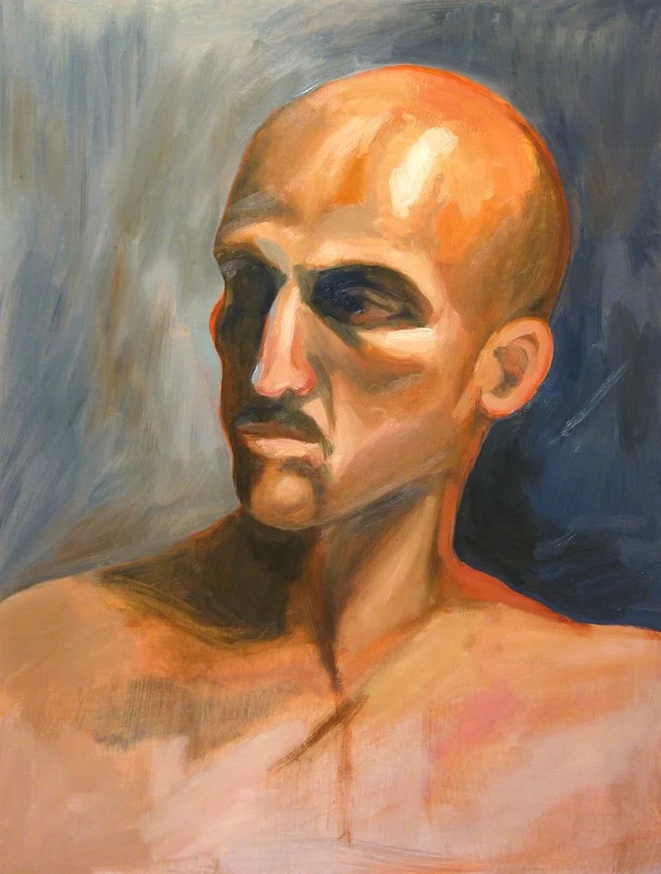 Untitled (2015), oil painting 3 x2 ft