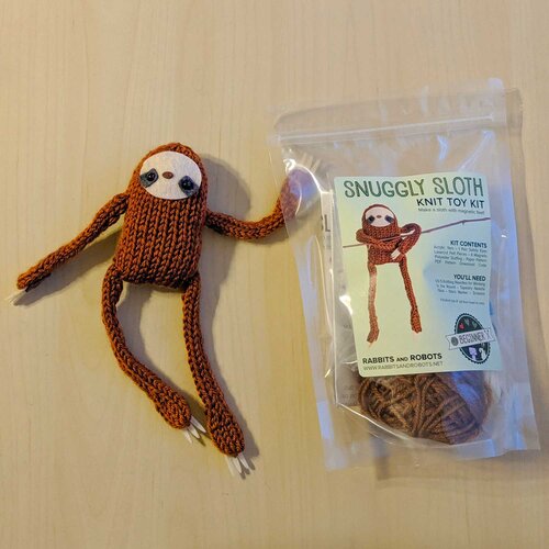 Augie the Axolotl Knitting Kit