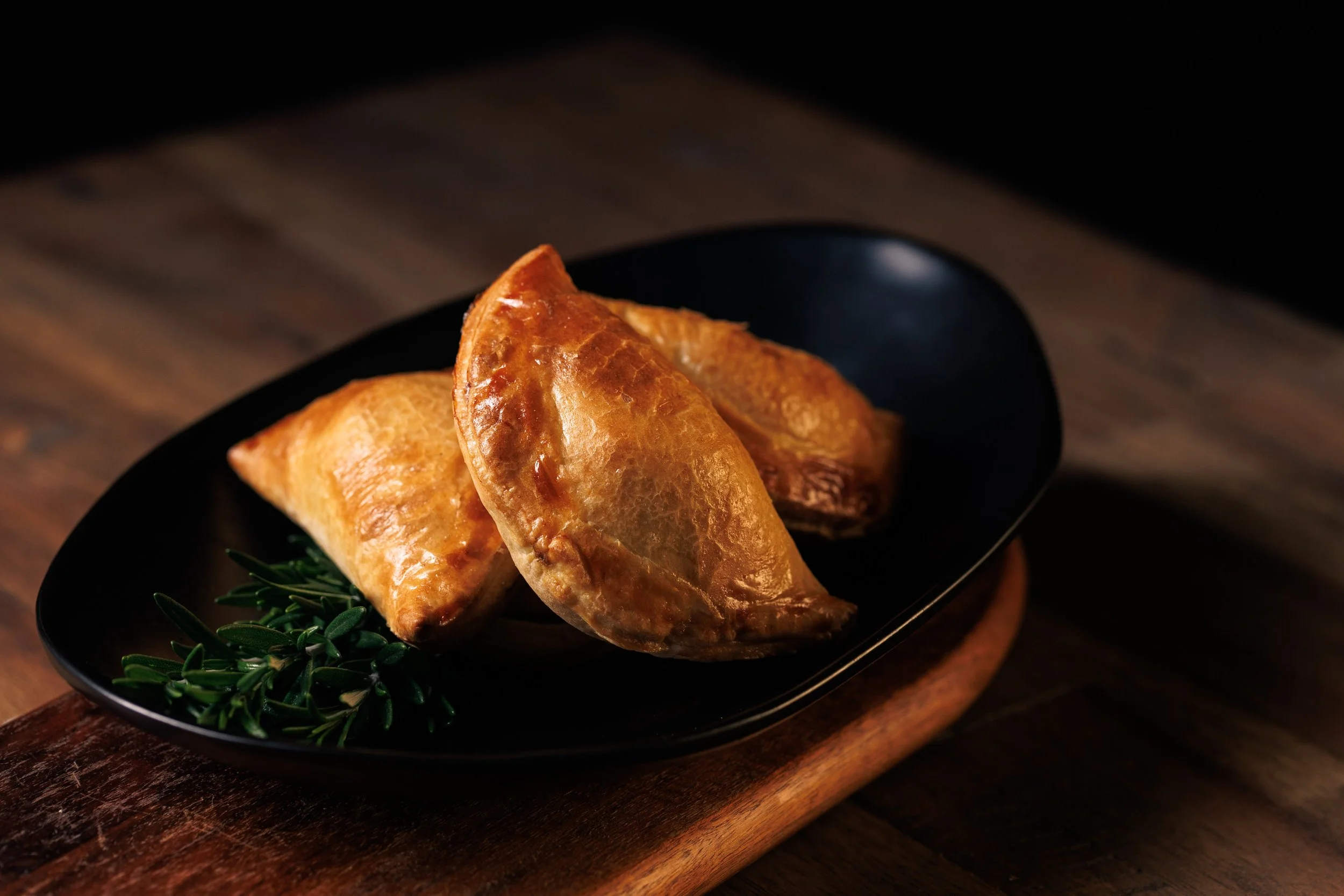 Pastie photoshoot for Unique Homestyle Foods