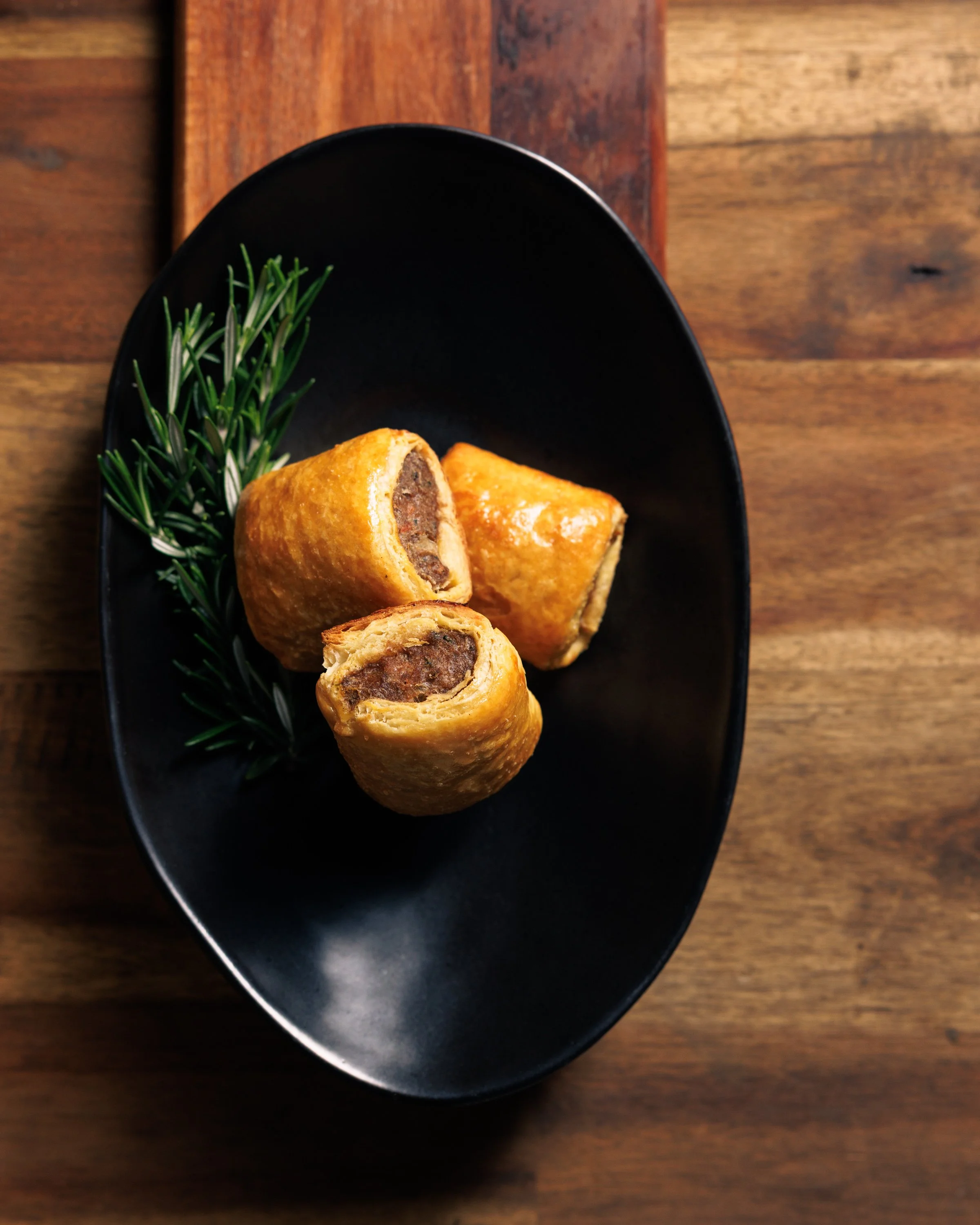 Sausage Roll photoshoot for Unique Homestyle Foods