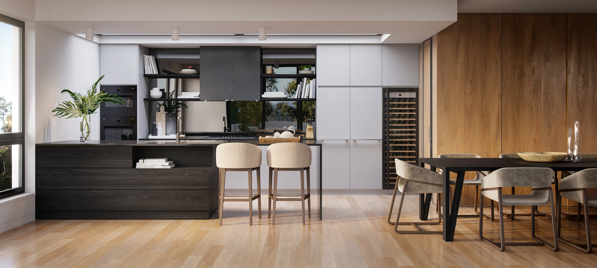 Unit 12 : 3 - Bed, 2 - Bath, 2 - Cars | Internal 169 sqm | Balcony 71 sqm | Total 240 sqm