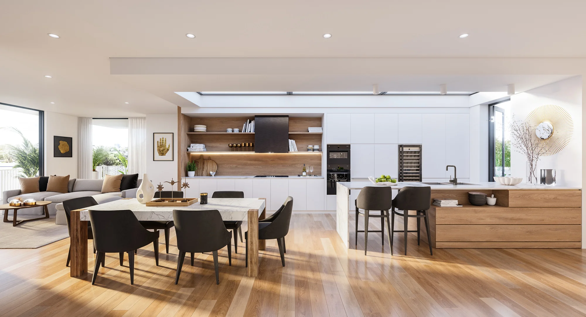 Unit 11 : 3 - Bed, 2 - Bath, 2 - Cars | Internal 149 sqm | Balcony 63 sqm | Total - 270 sqm ( artist impression only )