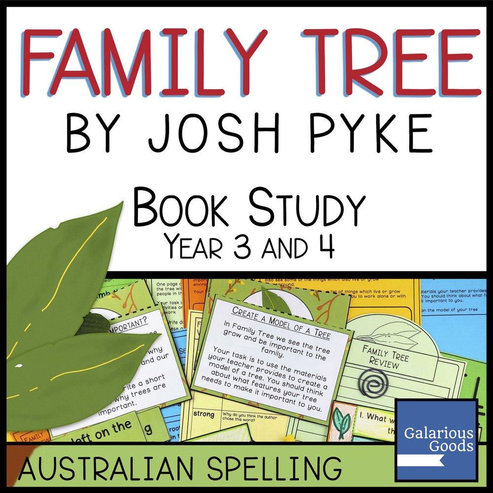 Family Tree Year 3 and 4 Book Study