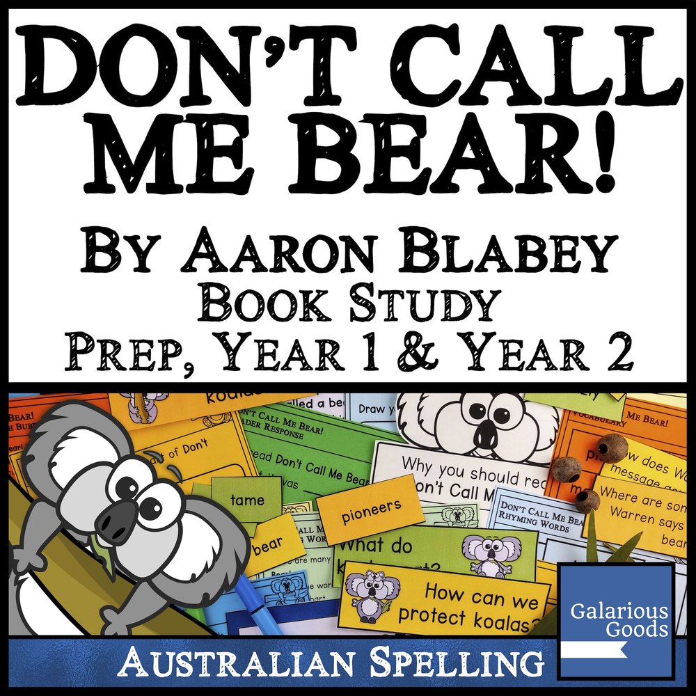 Don't Call Me Bear Book Study