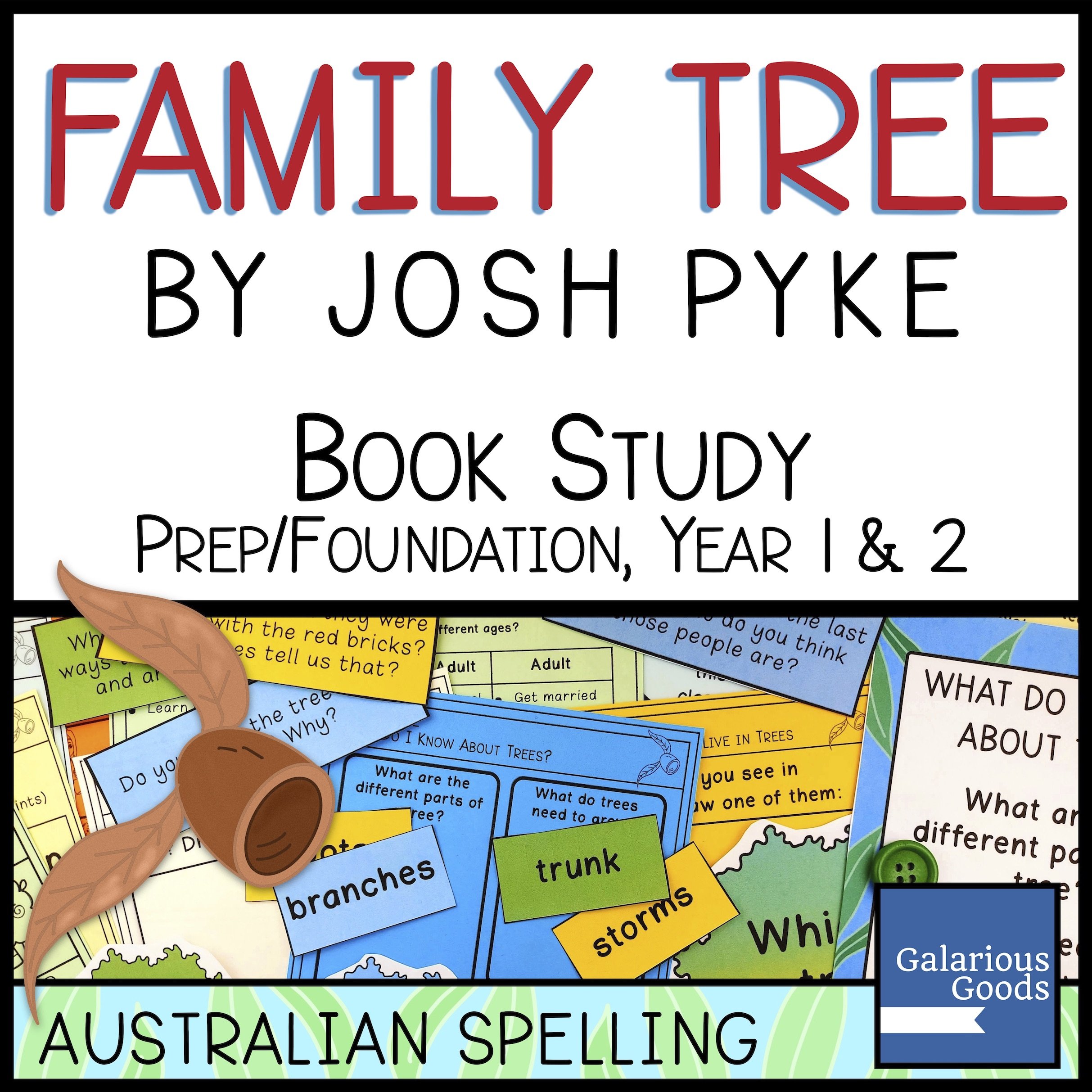Family Tree Prep, Year 1 and 2 Book Study