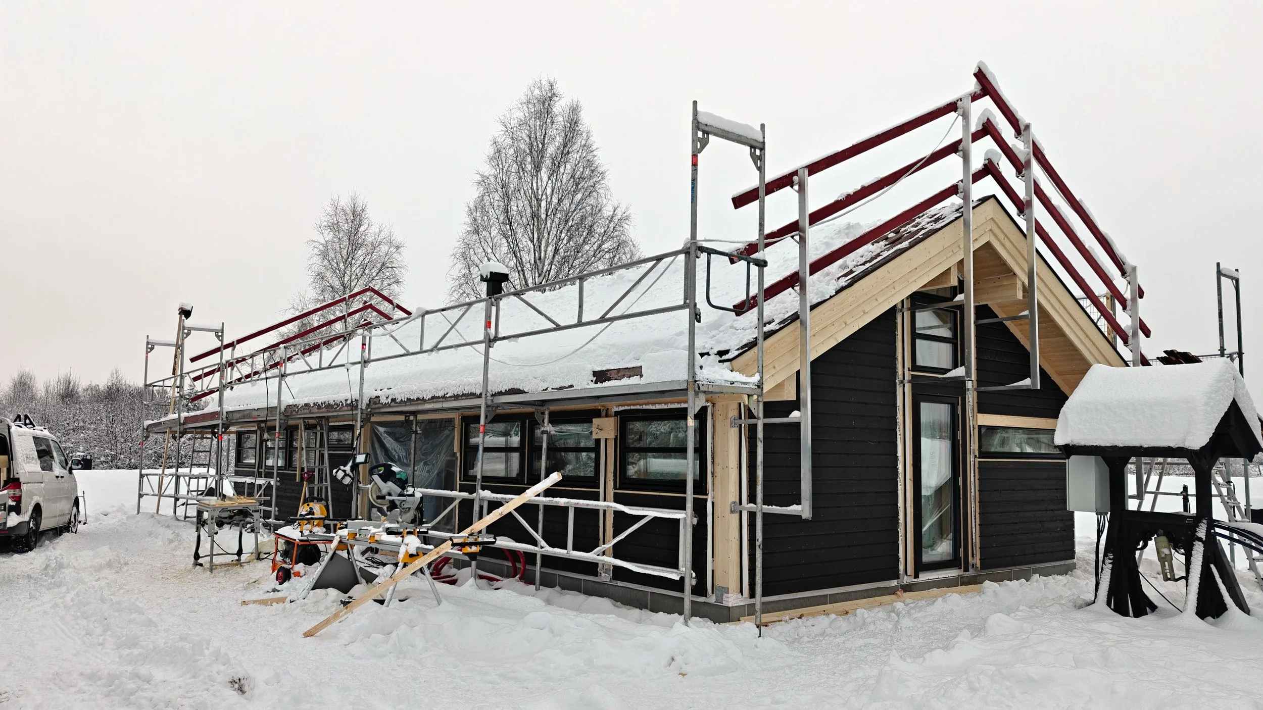 Ny visningshytte på Hellerud