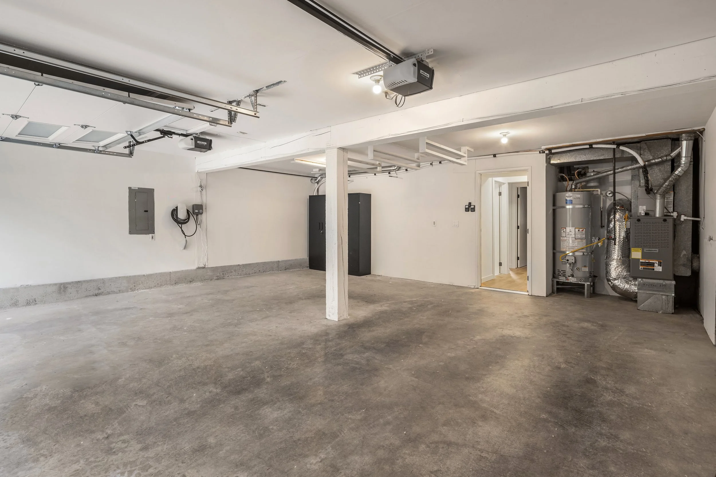 2 car garage with car charger