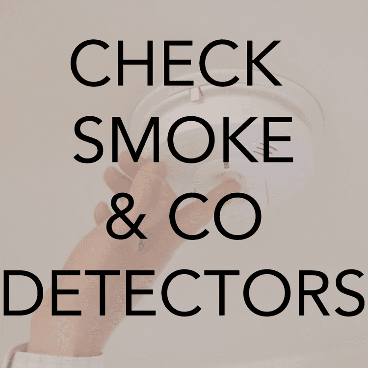 How to test smoke and carbon monoxide alarms
