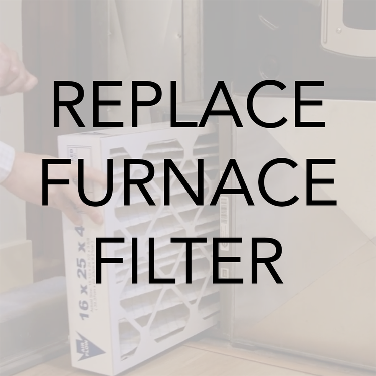 How to replace a furnace filter