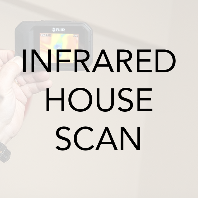Infrared scan for insulation leaks